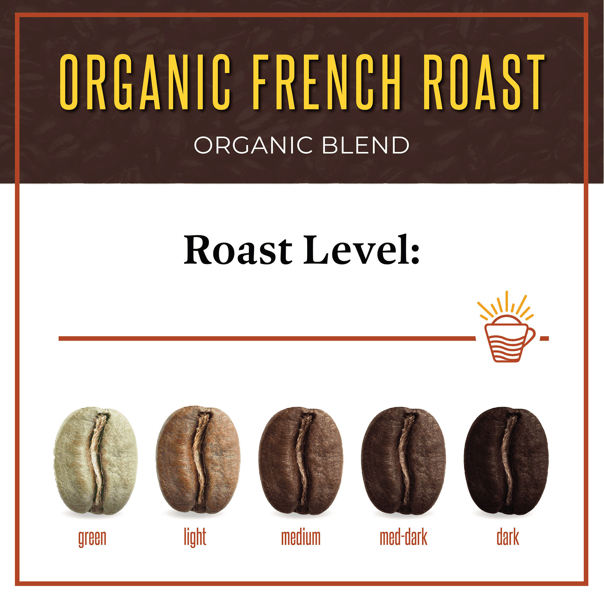 San Diego Coffee Organic French Roast Dark Roast Whole Bean Coffee (16 oz) ro0i0