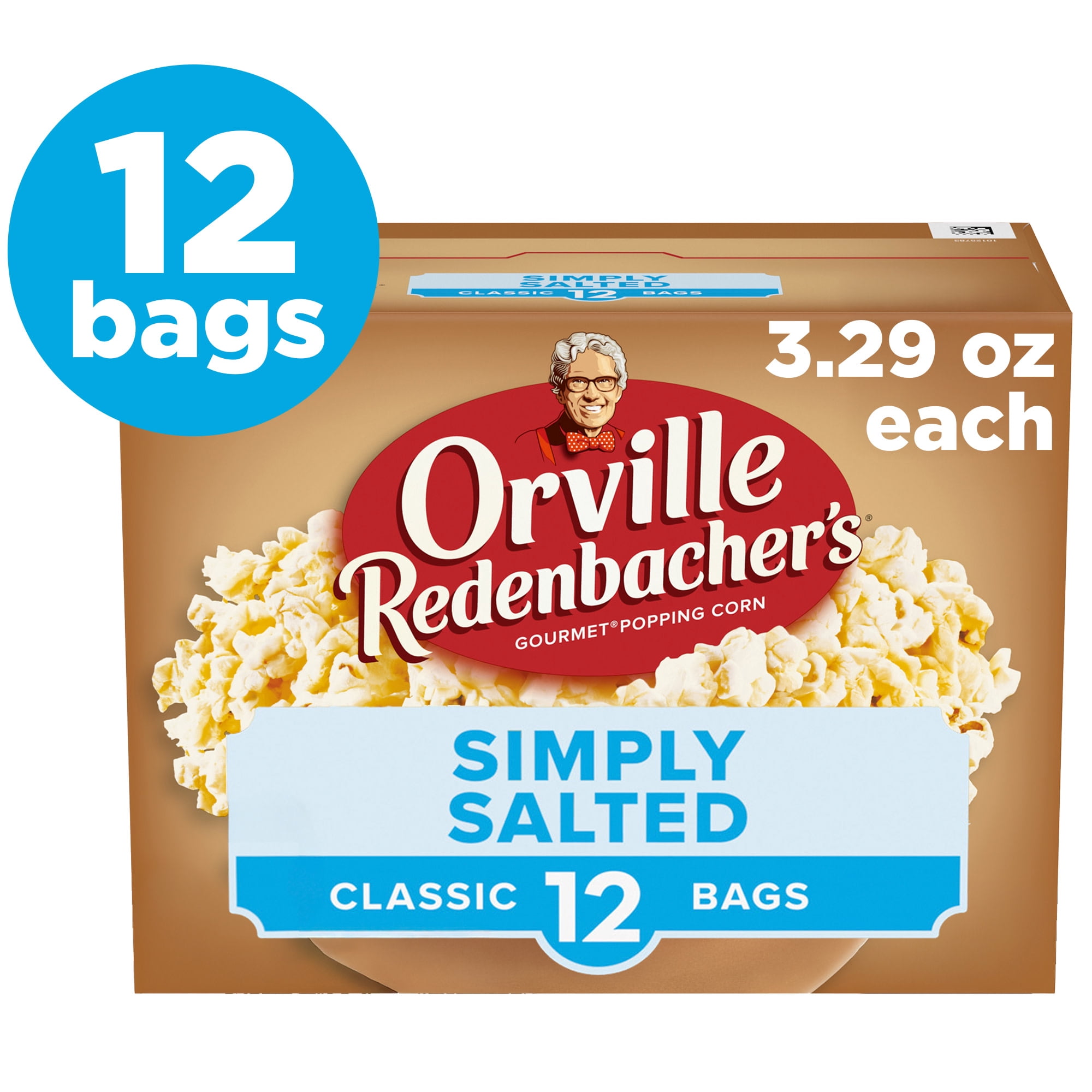 Orville Redenbacher’s Naturals Simply Salted Microwave Popcorn (Light & Fluffy, 12-Count, 3.29 oz) ezn25