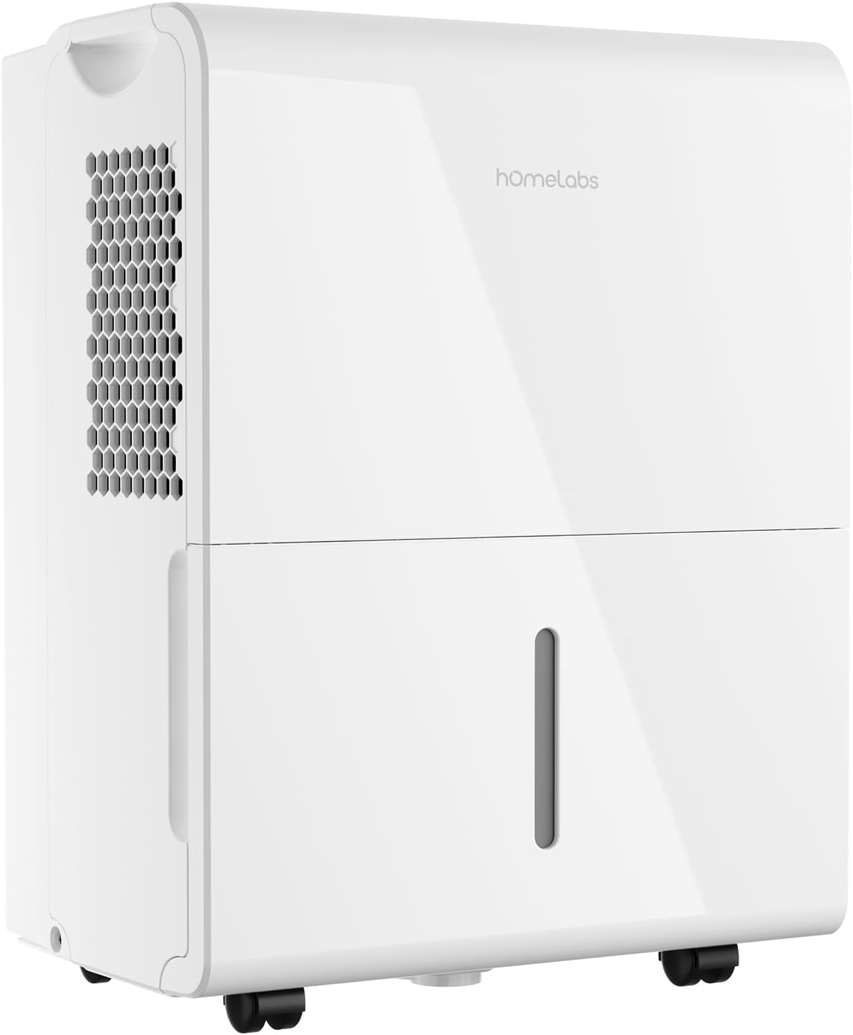 hOmeLabs Smart Wi-Fi Dehumidifier for Large Rooms, Moisture Control with Built-in Pump (22 Pint, White) pk22f