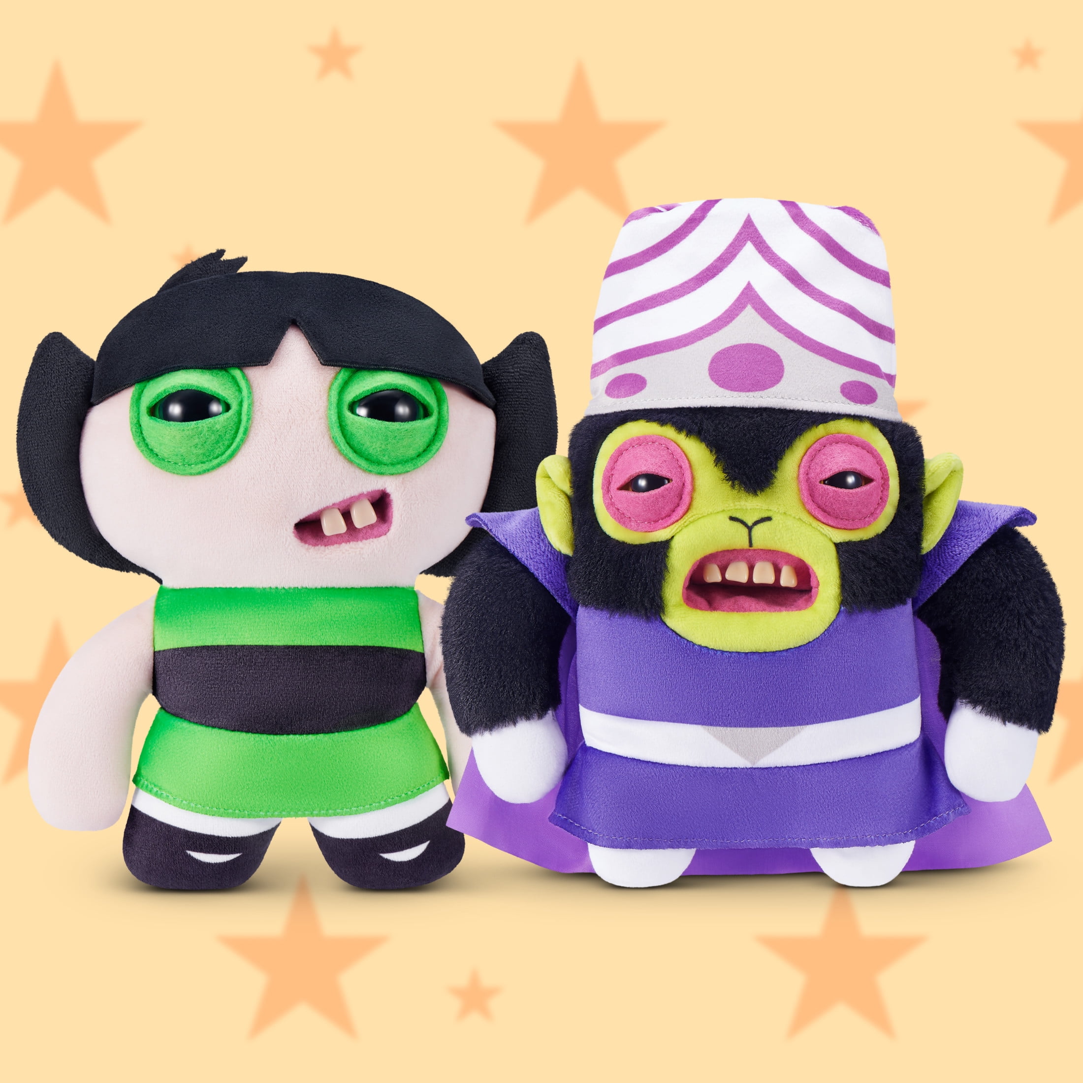 Fuggler Powerpuff Girls Buttercup Plush Toy, Funny Ugly Monster Stuffed Animal (Green, 9 in) 2cfxe