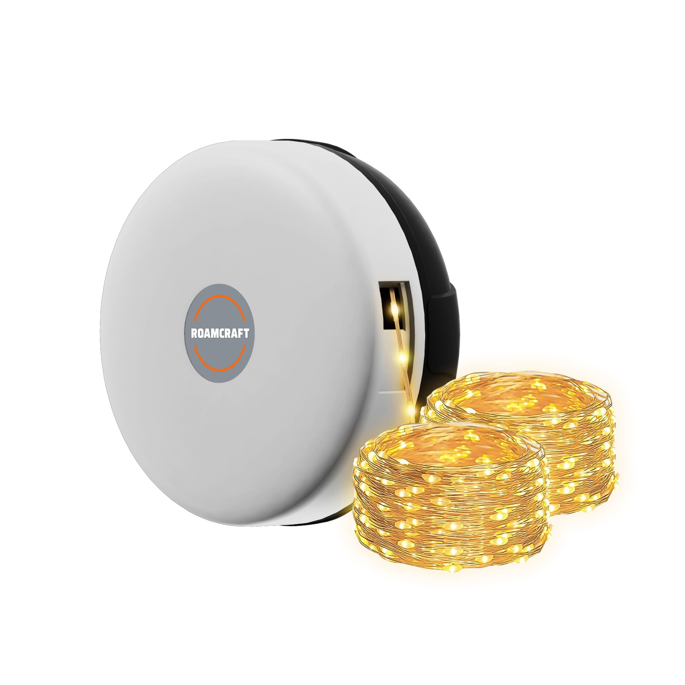 Roamcraft Portable LED Camping String Light with Power Bank (32 ft, 250 Lumens) 81nm6