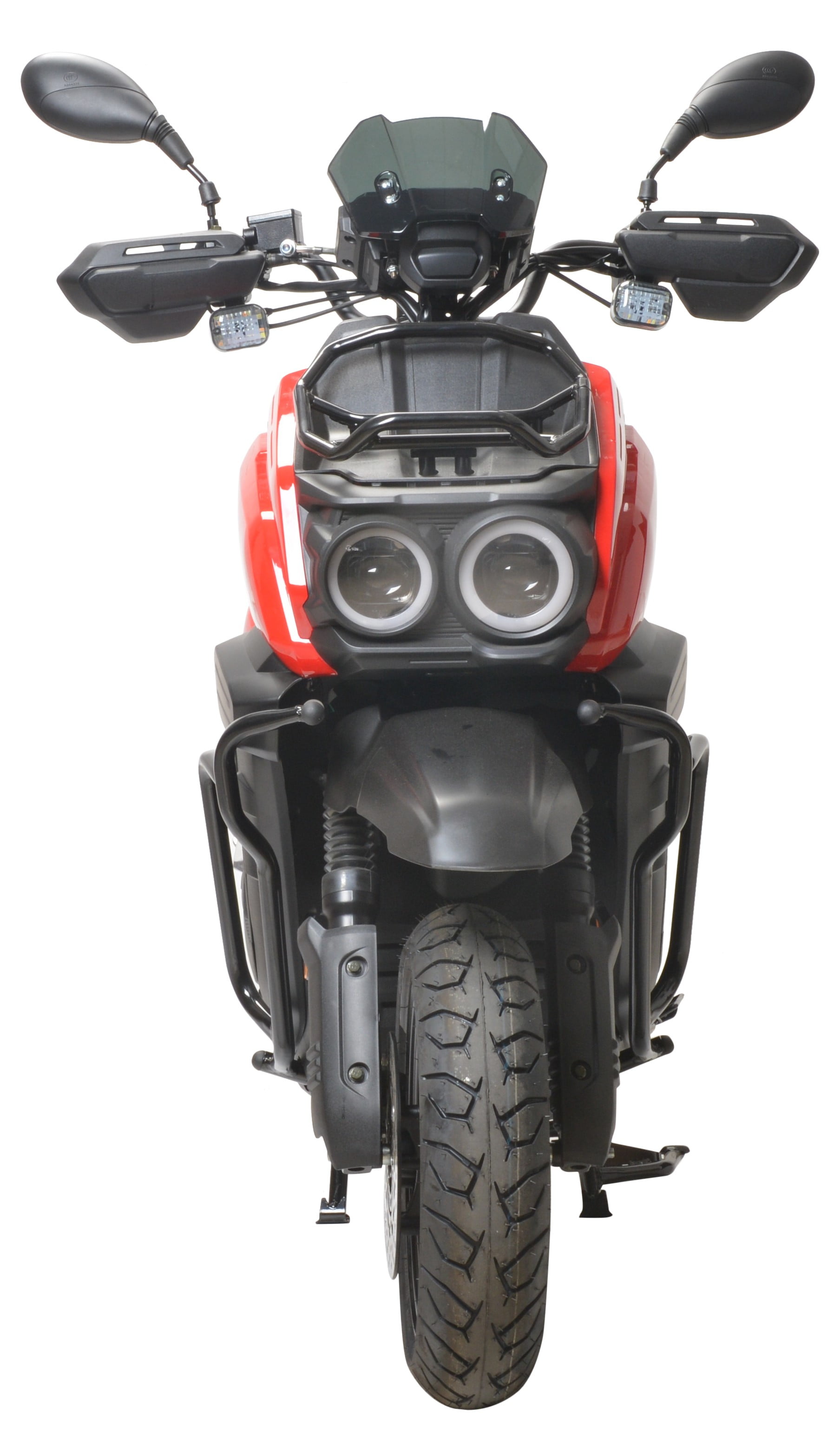 HHH Tank 150 Moped Gas Scooter 150cc Automatic Motorcycle for Adults (White, 12 in Wheels) 9fdzi