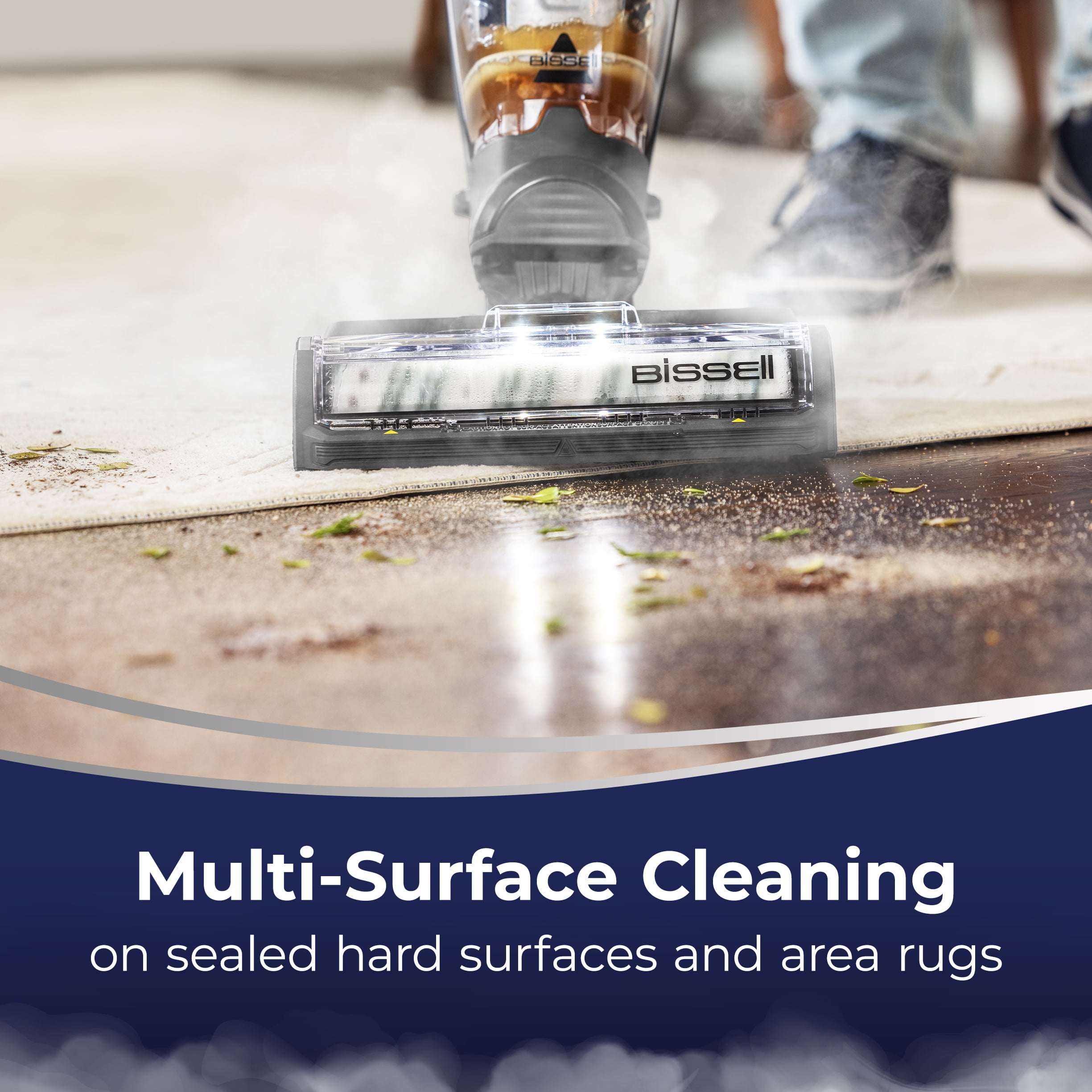 BISSELL CrossWave HydroSteam Multi-Surface Wet Dry Vacuum and Steam Mop (3513, Corded) 1r9z1