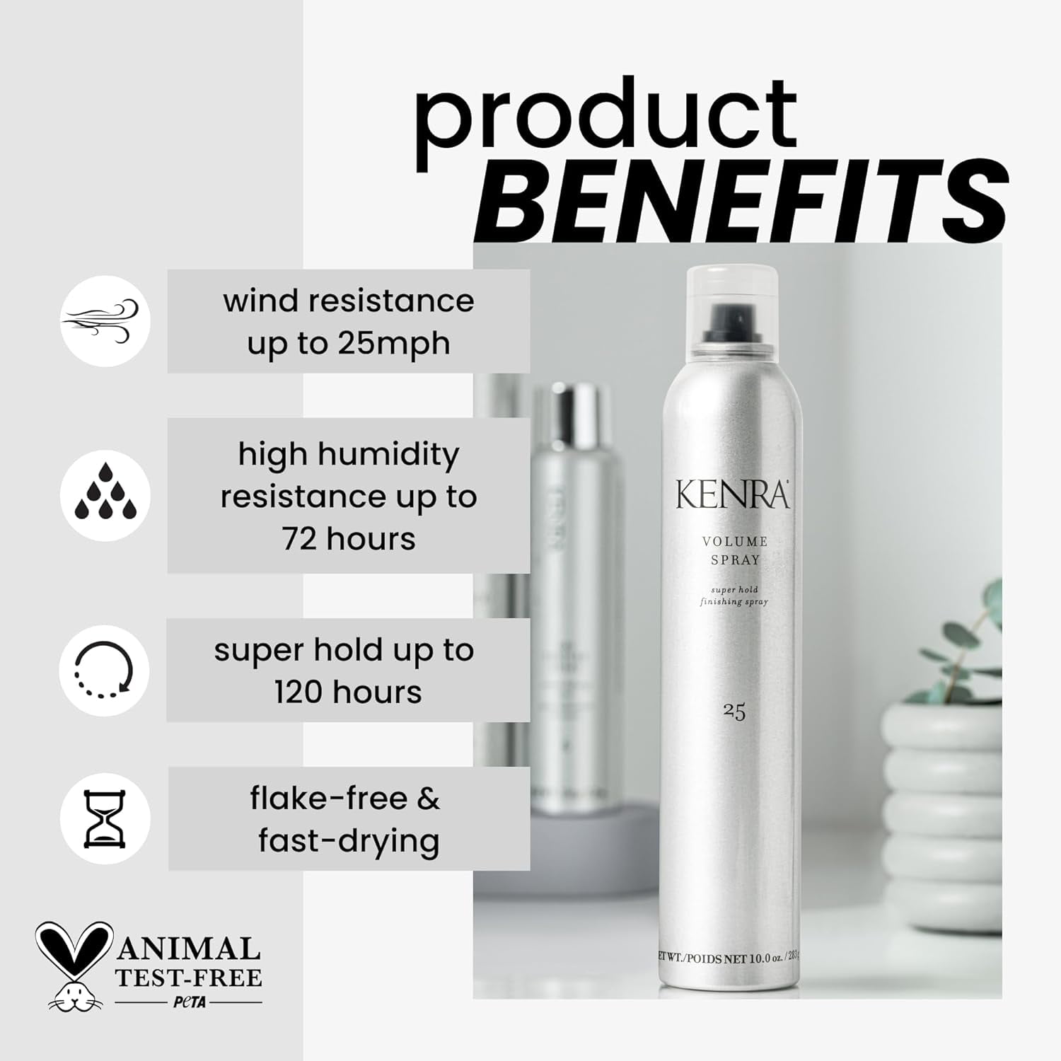 Kenra Volume Hairspray 25 Super Hold Finishing Spray (16 oz) jqsxz