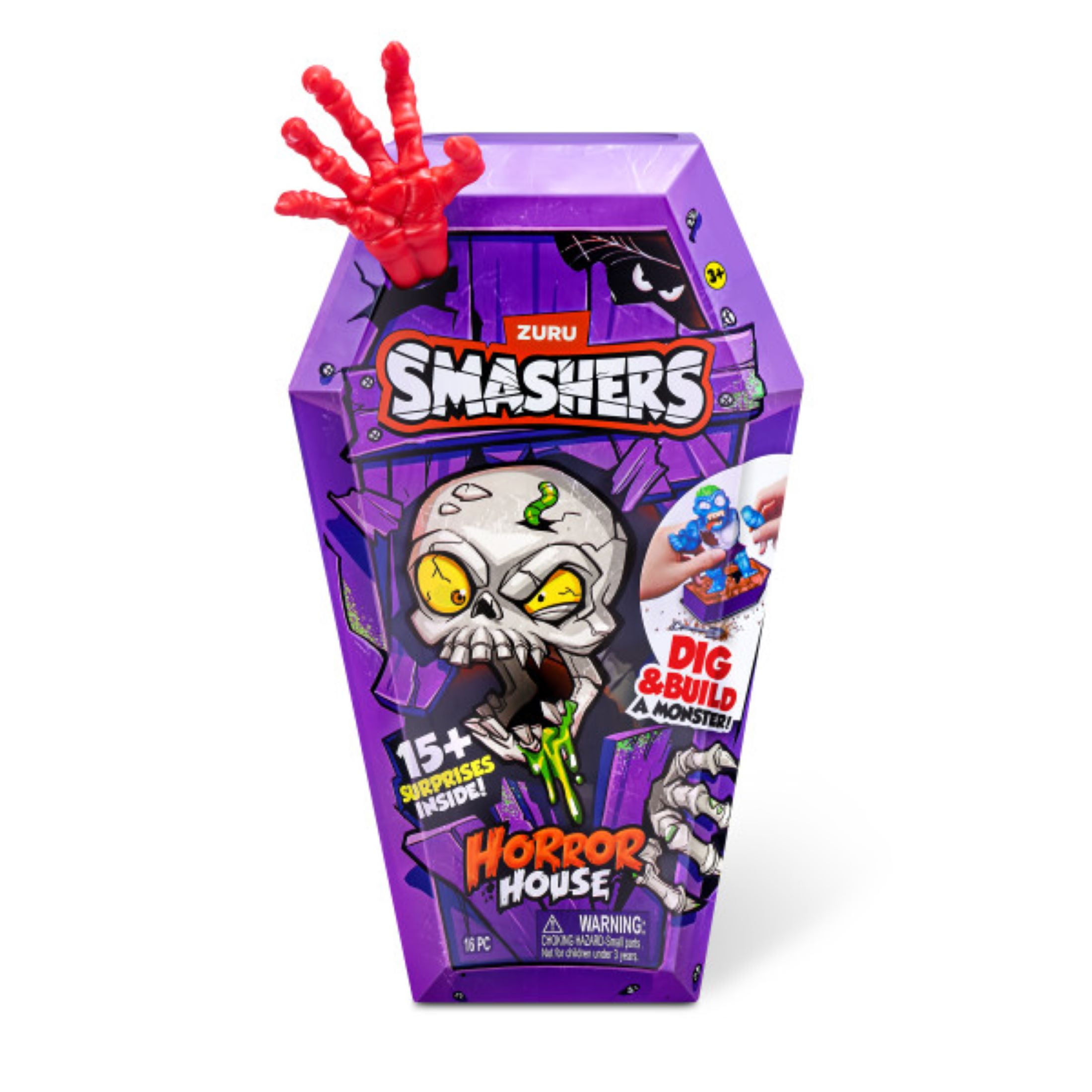 Smashers Horror House Interactive Surprise Unboxing Collectible Toy Set (15 Pieces) rvc6w