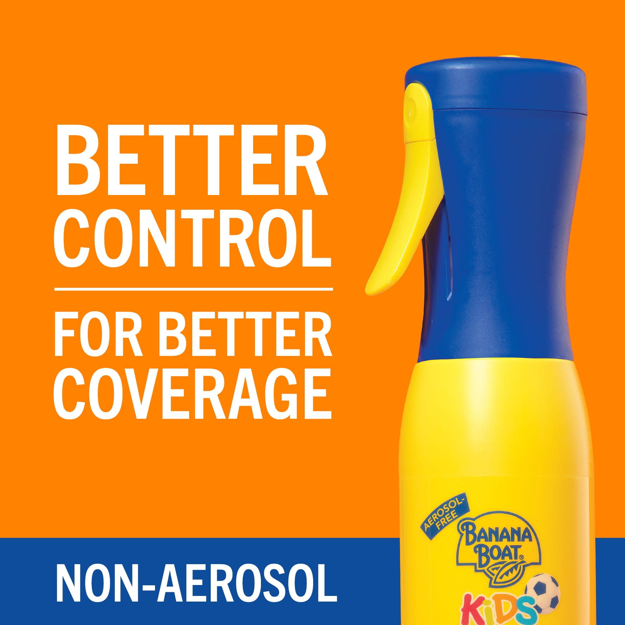 Banana Boat Kids 360 Coverage SPF 50 Sunscreen Mist (Refillable Spray, 5.5 fl oz) jhdl7