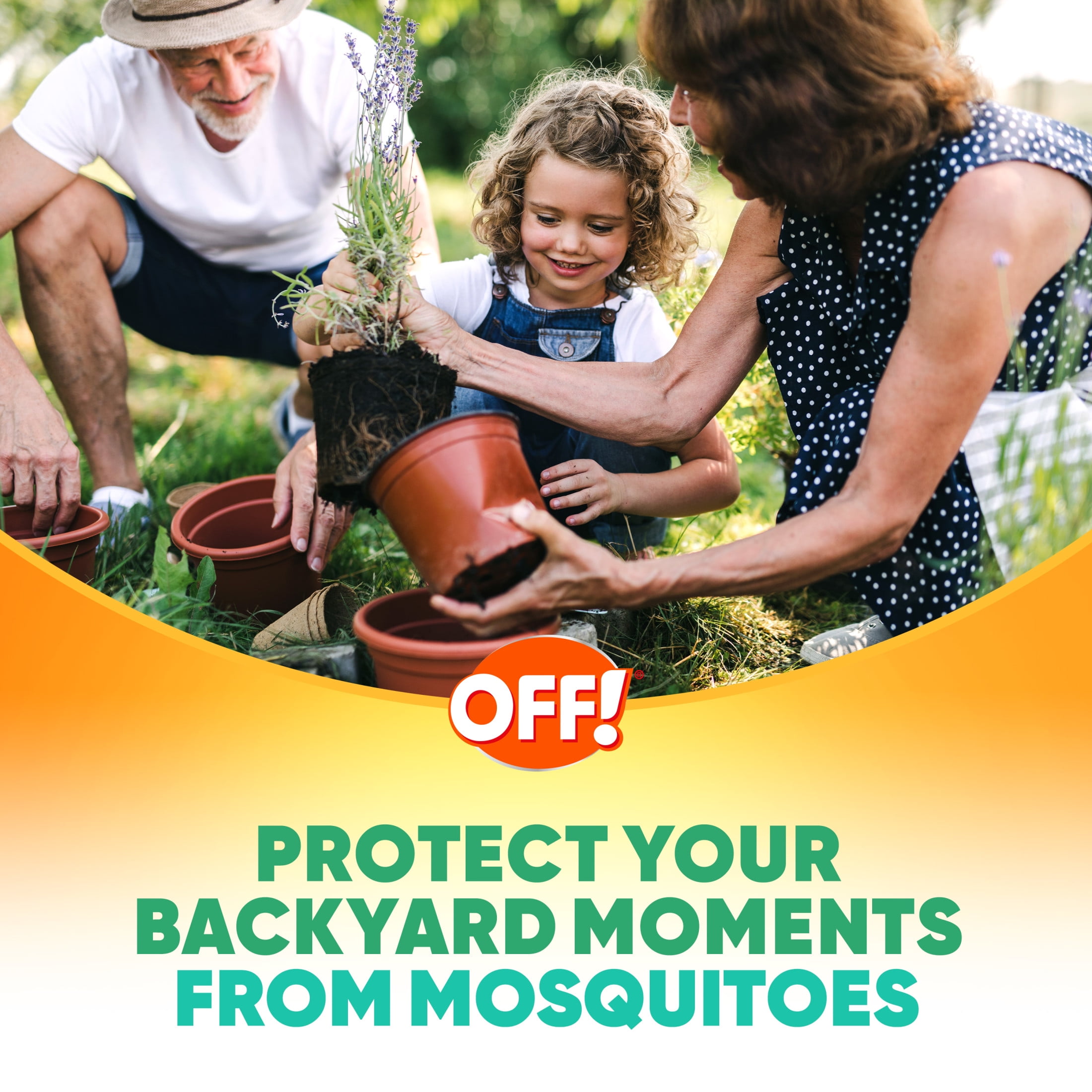 OFF! FamilyCare Insect Repellent, Unscented Mosquito Spray with Aloe Vera (Clear, 9 oz) 6bor5