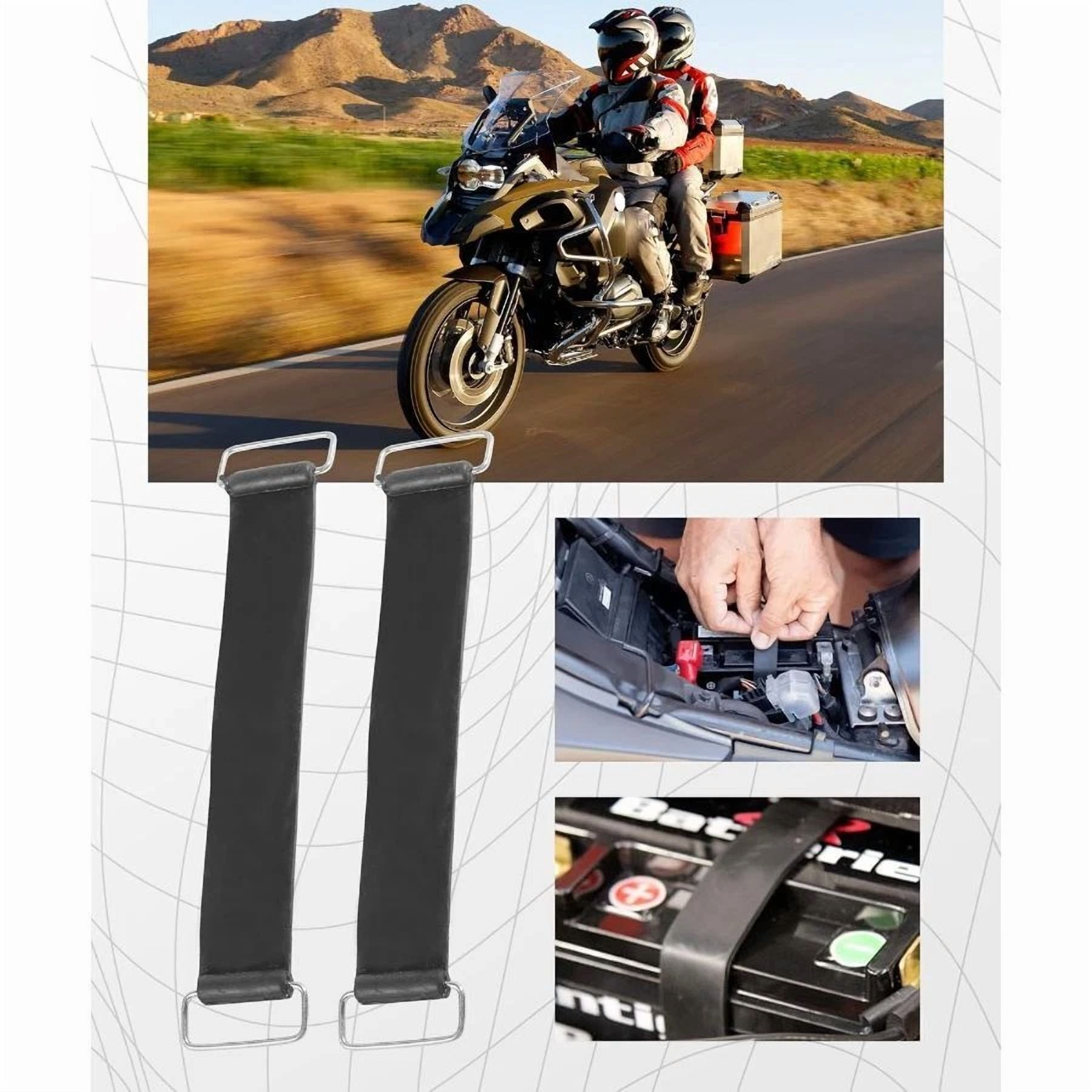 Rhea Battery Strap Hold Down for Automotive and Motorcycle (Black, 12 in) 9ewy5