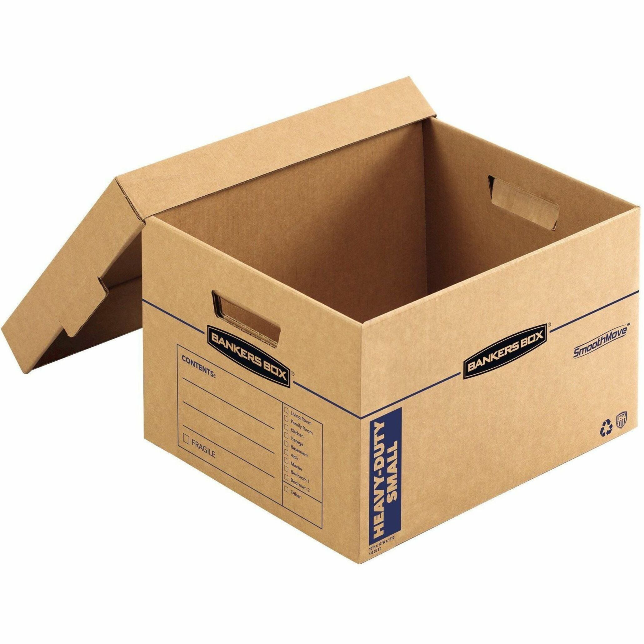 Bankers Box SmoothMove Maximum Strength Moving Boxes (Kraft, 8 Pack) vax4k