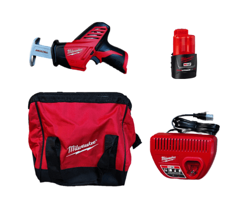 Milwaukee M12 HACKZALL Cordless Reciprocating Saw Kit with 1.5 Ah Battery and Charger (11 in) m6803
