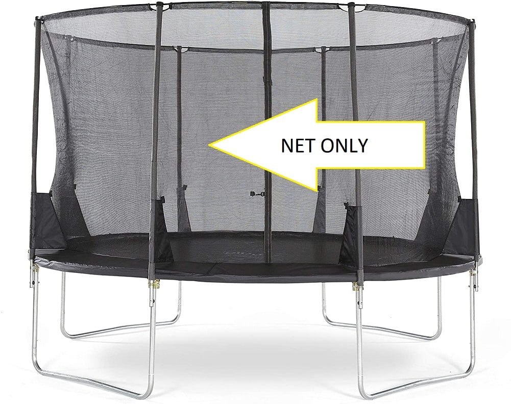 Plum Play Trampoline Enclosure Safety Net for 12ft Space Zone II (Black, 144 in) ztu7u