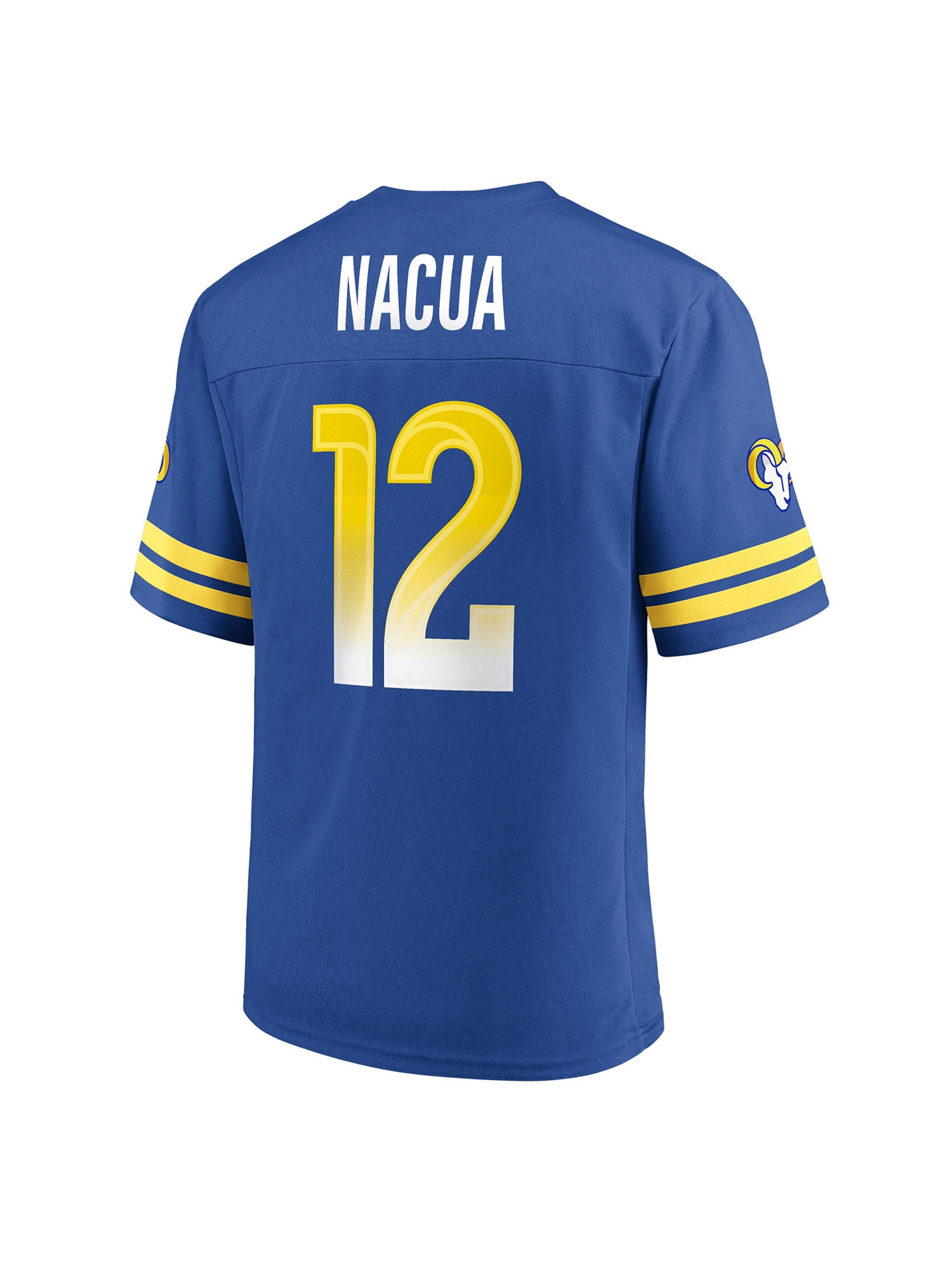 Los Angeles Rams Puka Nacua Men's Player Jersey (Blue, S-3XL) lrj5y