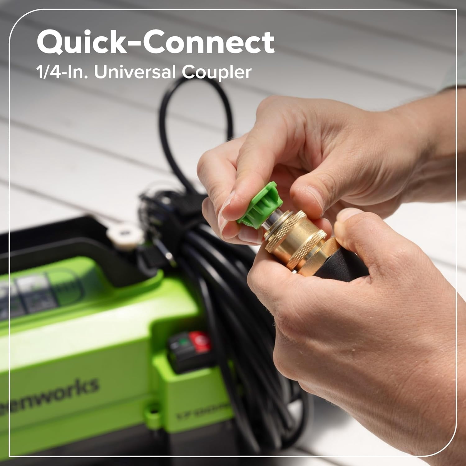Greenworks 1700 PSI Electric Pressure Washer with 20 ft Hose and Spray Wand (1.2 GPM) mreou