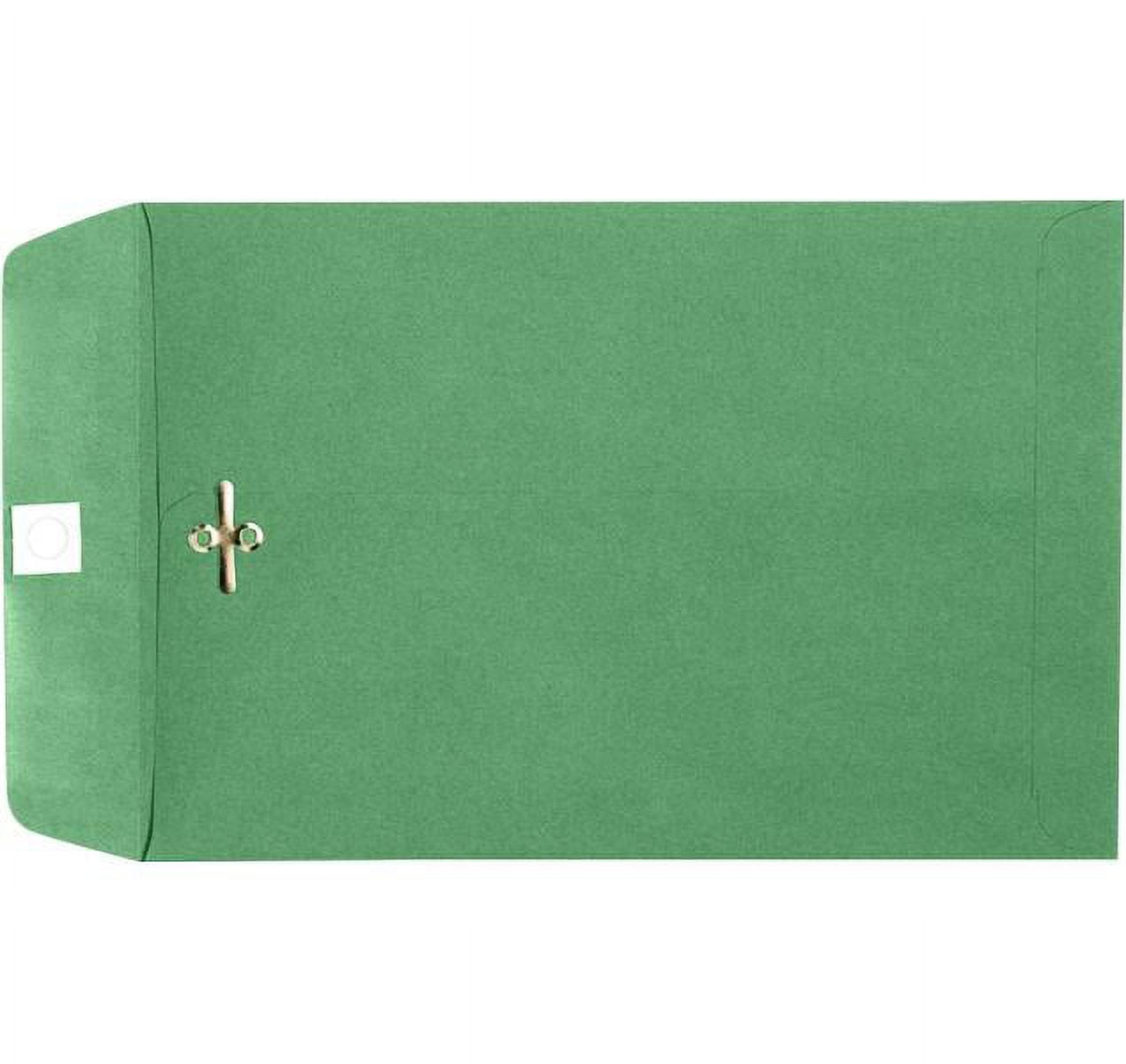 Luxpaper 6 in x 9 in Clasp Envelopes, Holiday Green (50 Pack) 8zf6e