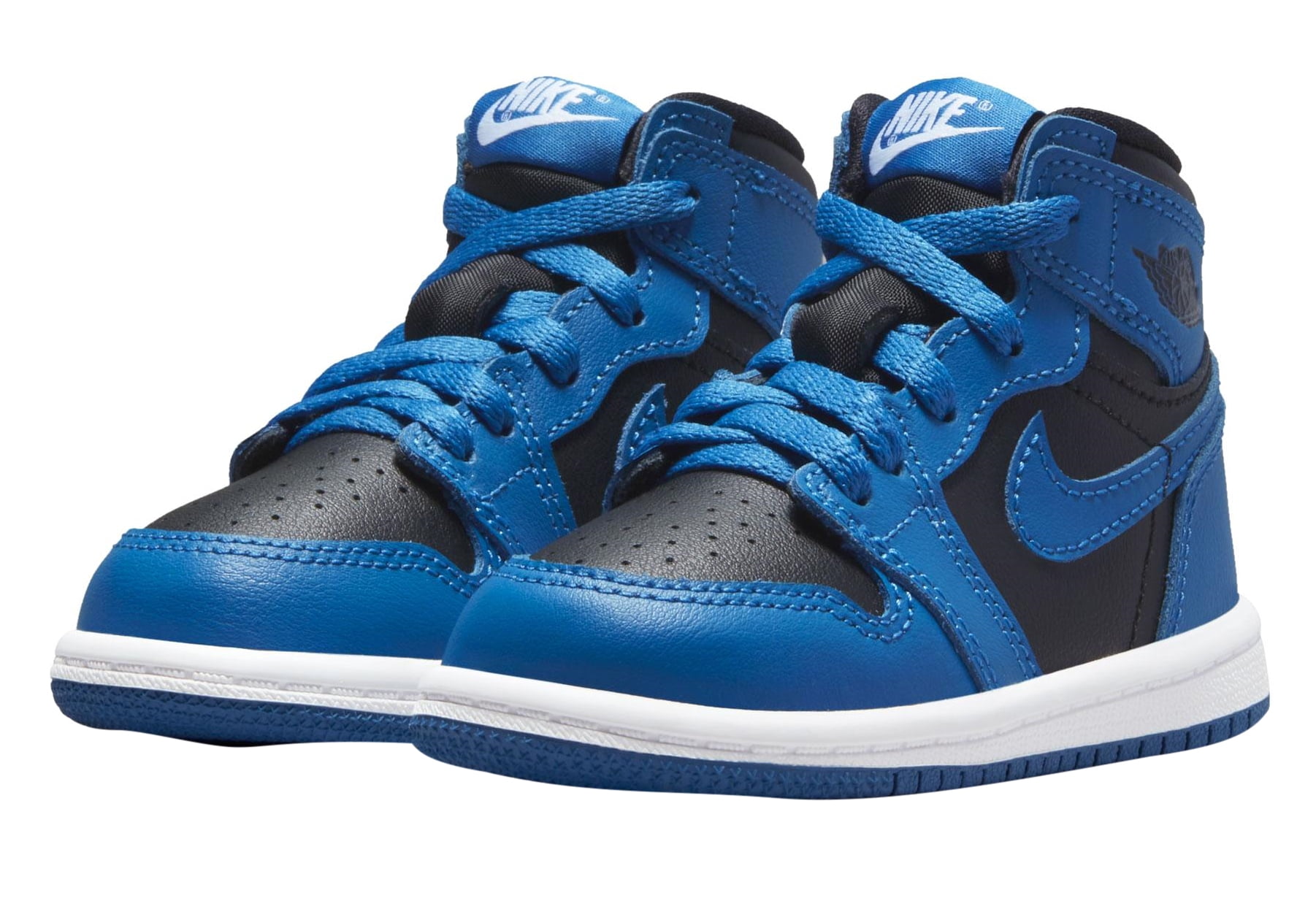 Jordan Air Jordan 1 Retro High OG Toddler Sneakers (Dark Marine Blue, 5 US) jwinh