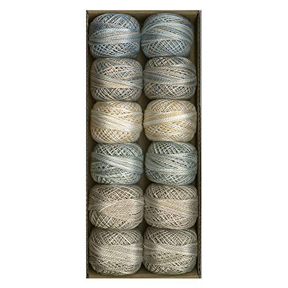 Valdani Pearl Cotton Ball Size 8 Hand-Dyed Thread for Quilting and Embroidery (109 yd) r9hxa