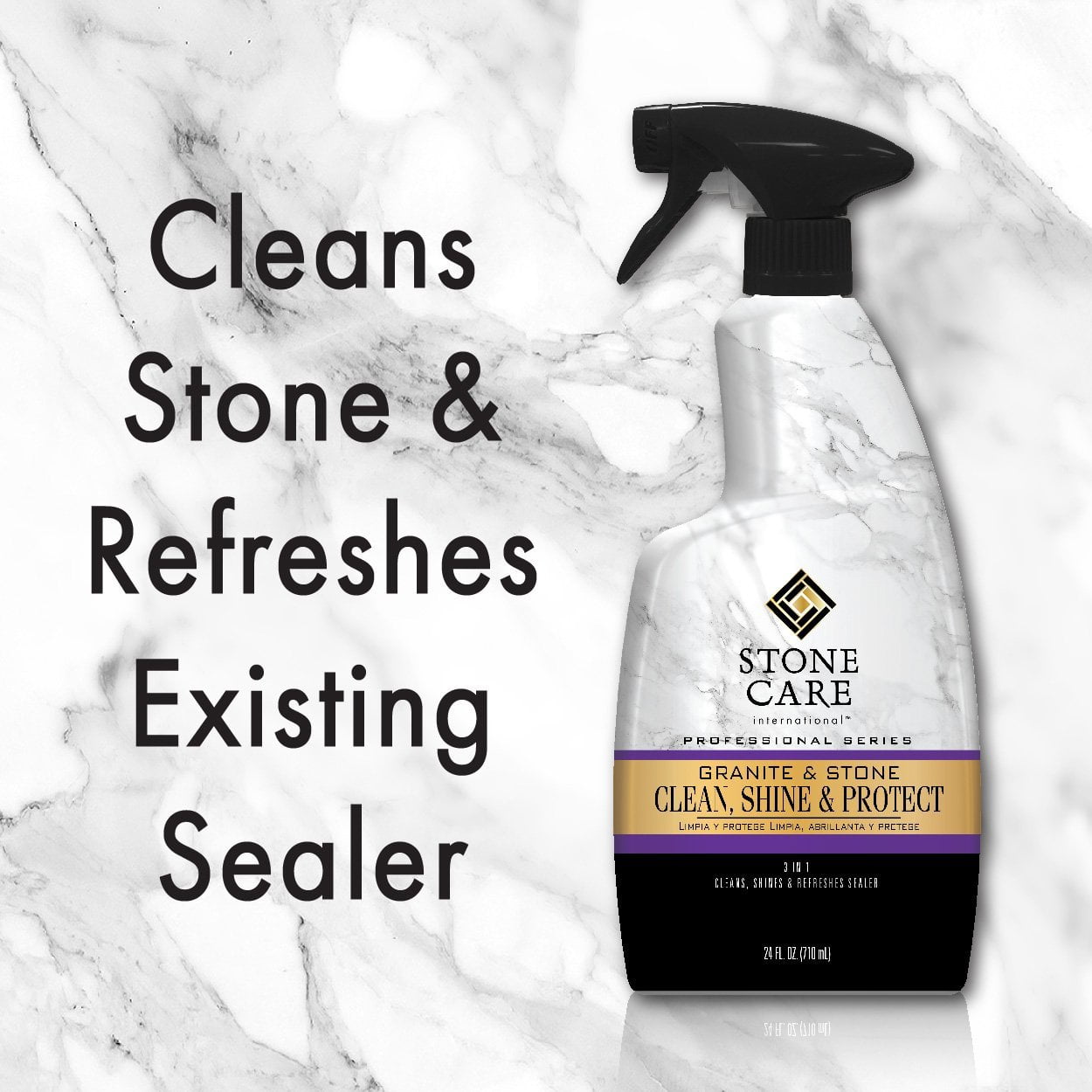 Stone Care International Granite Cleaner, Polish, and Sealer (24 oz) zg0ng