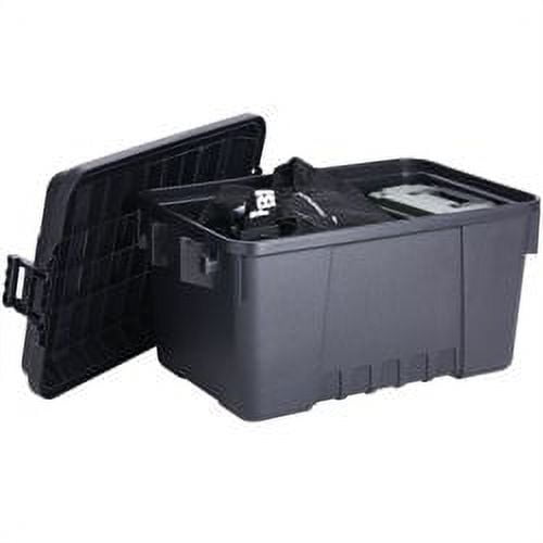 Plano Sportsman Trunk Heavy-Duty Storage Bin (Black, 56-Quart) kdib8