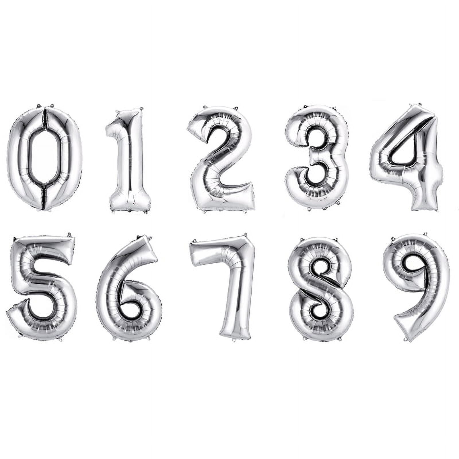 Balsa Circle 40 in Silver Mylar Foil Balloon for Wedding Graduation Party (Silver, 40 in) 19l1z