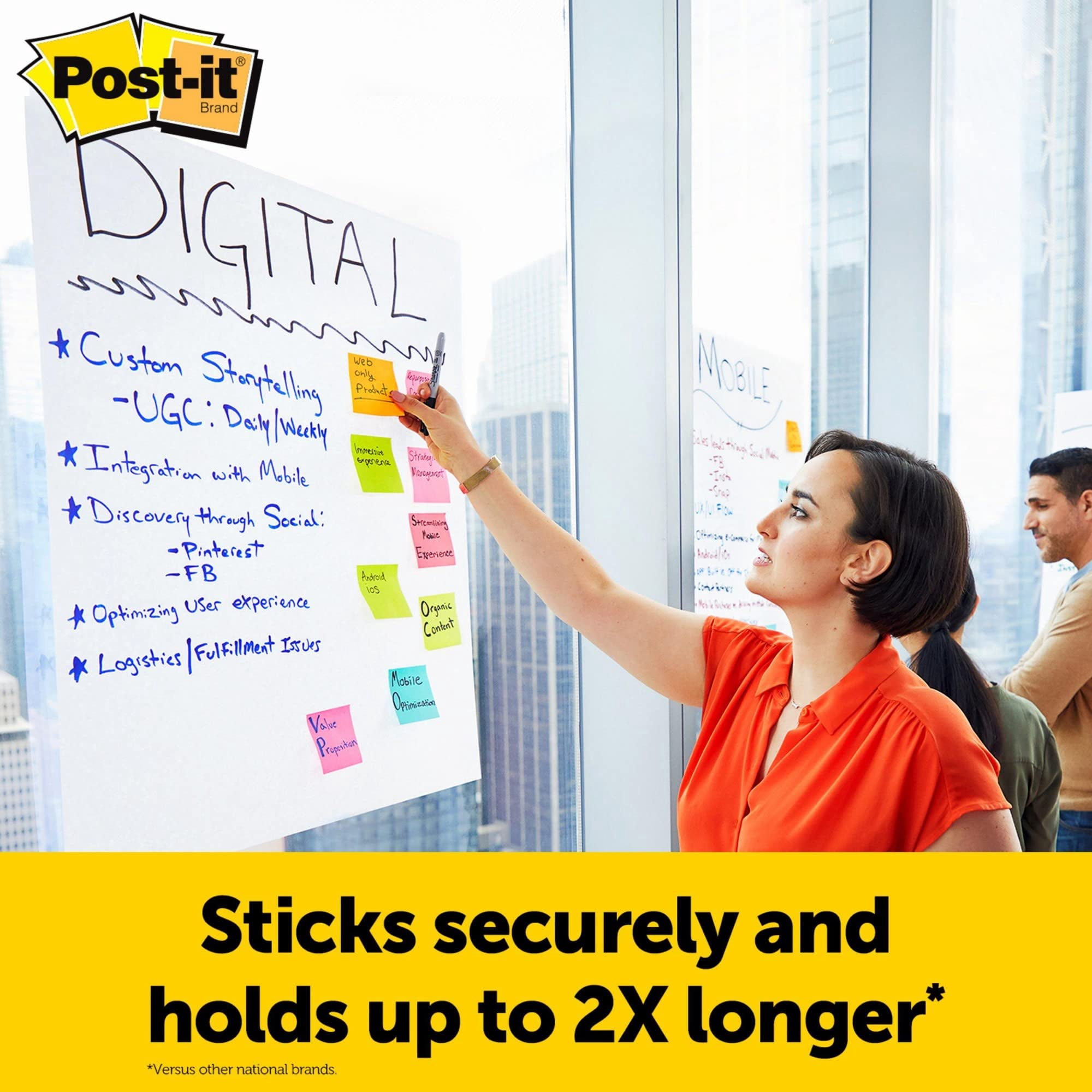 3M Post-it Super Sticky Easel Pads (White, 25 in x 30 in, 6 Pads) igkuf