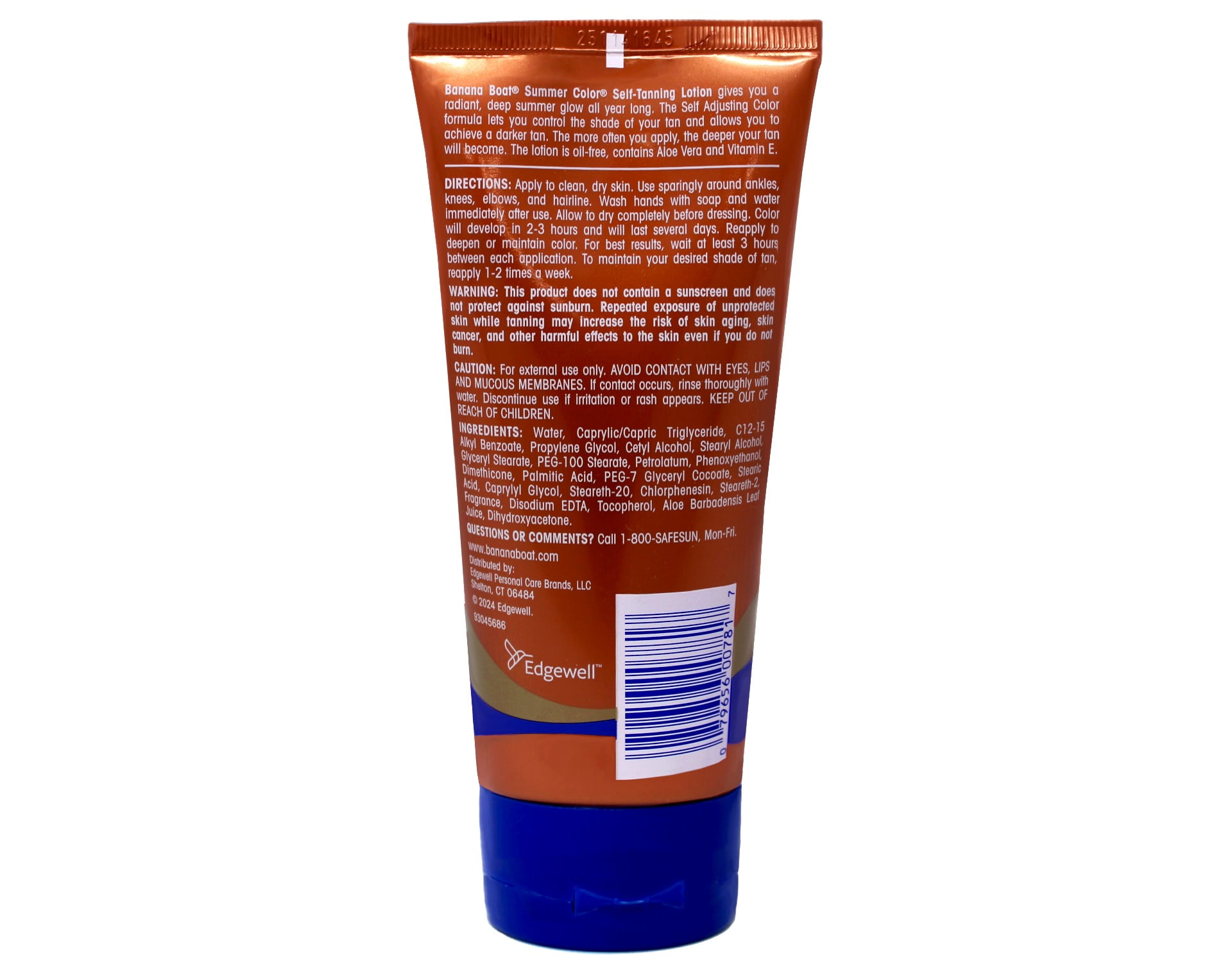Banana Boat Summer Color Self-Tanning Lotion, Streak-Free Sunless Tanner (Deep Dark, 5 Pack of 6 oz) wevot