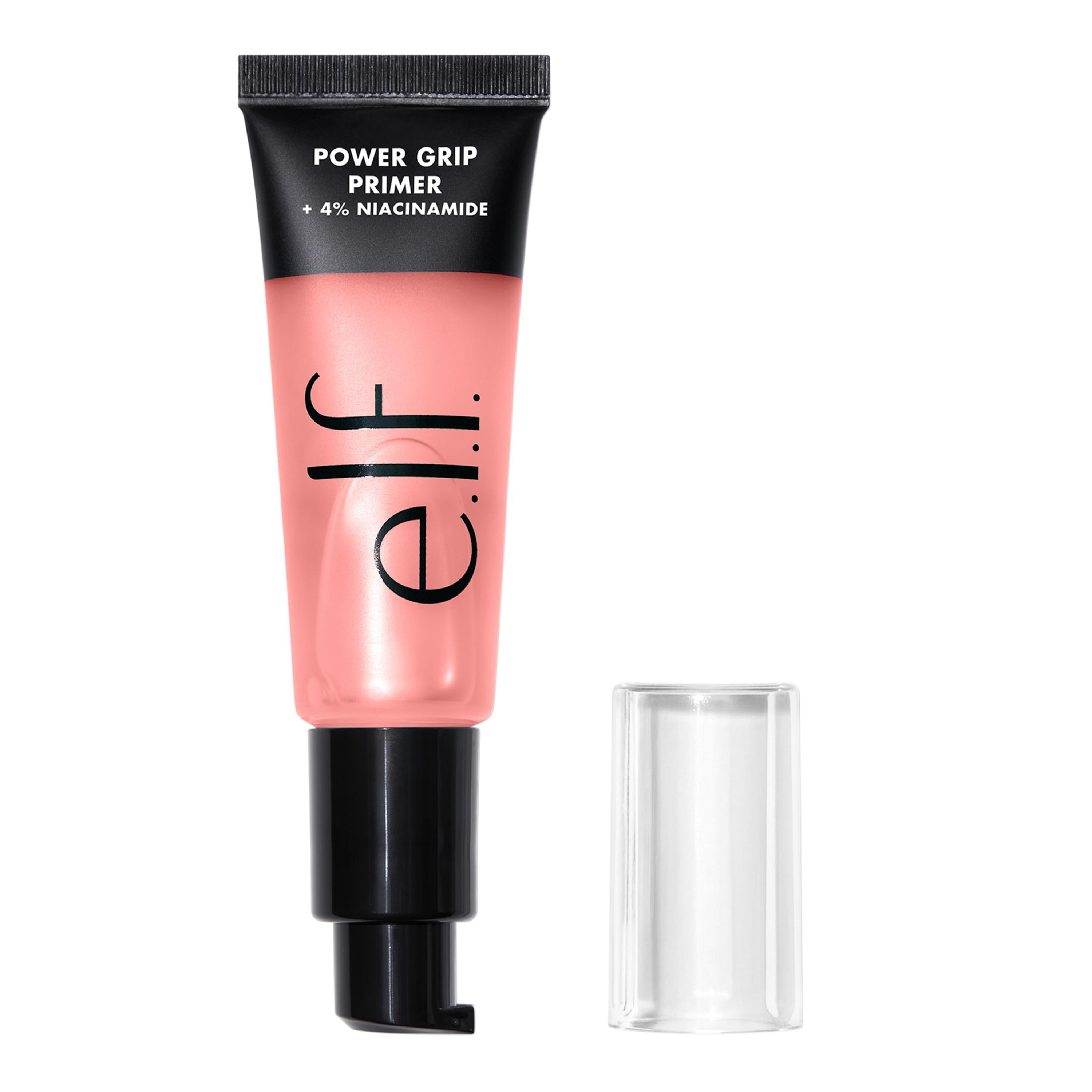 e.l.f. Cosmetics Power Grip Primer with 4% Niacinamide, Long-Lasting Makeup Base (Clear, 0.8 fl oz) tylpl