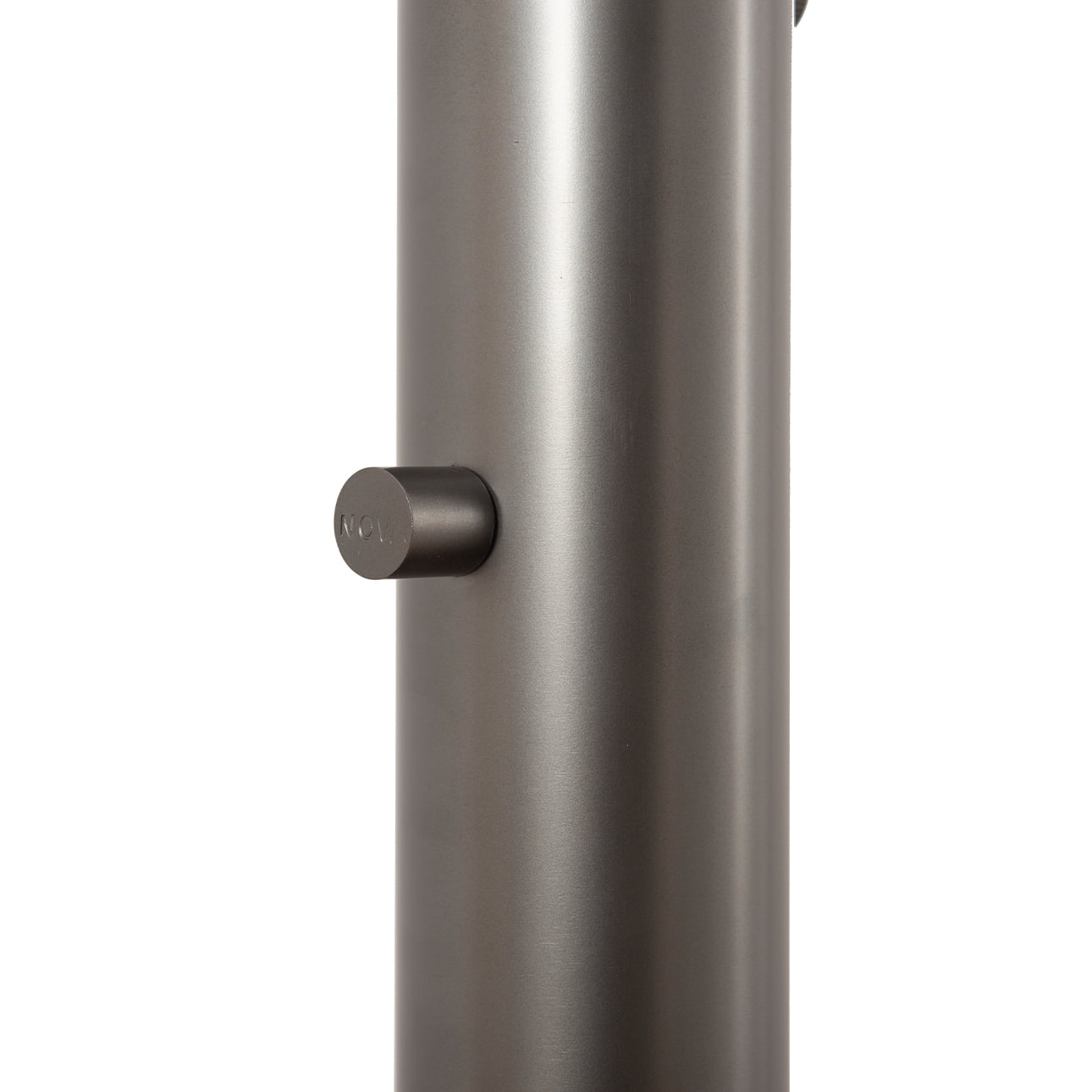 NOVA of California Palm Springs Arc Floor Lamp with Dimmer Switch (Gunmetal and Gray, 87 in) ibw5t