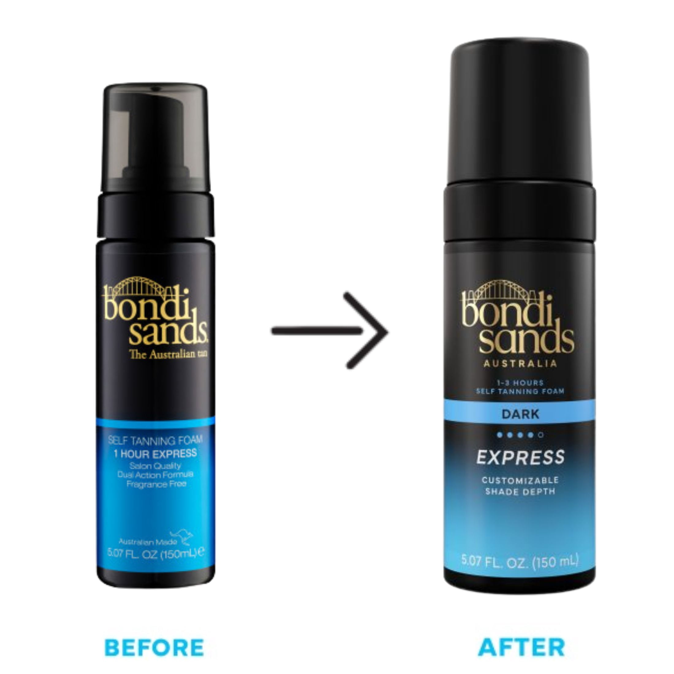 Bondi Sands Self Tanning Foam Express Bronzing Formula (5.07 fl oz) gbp3g