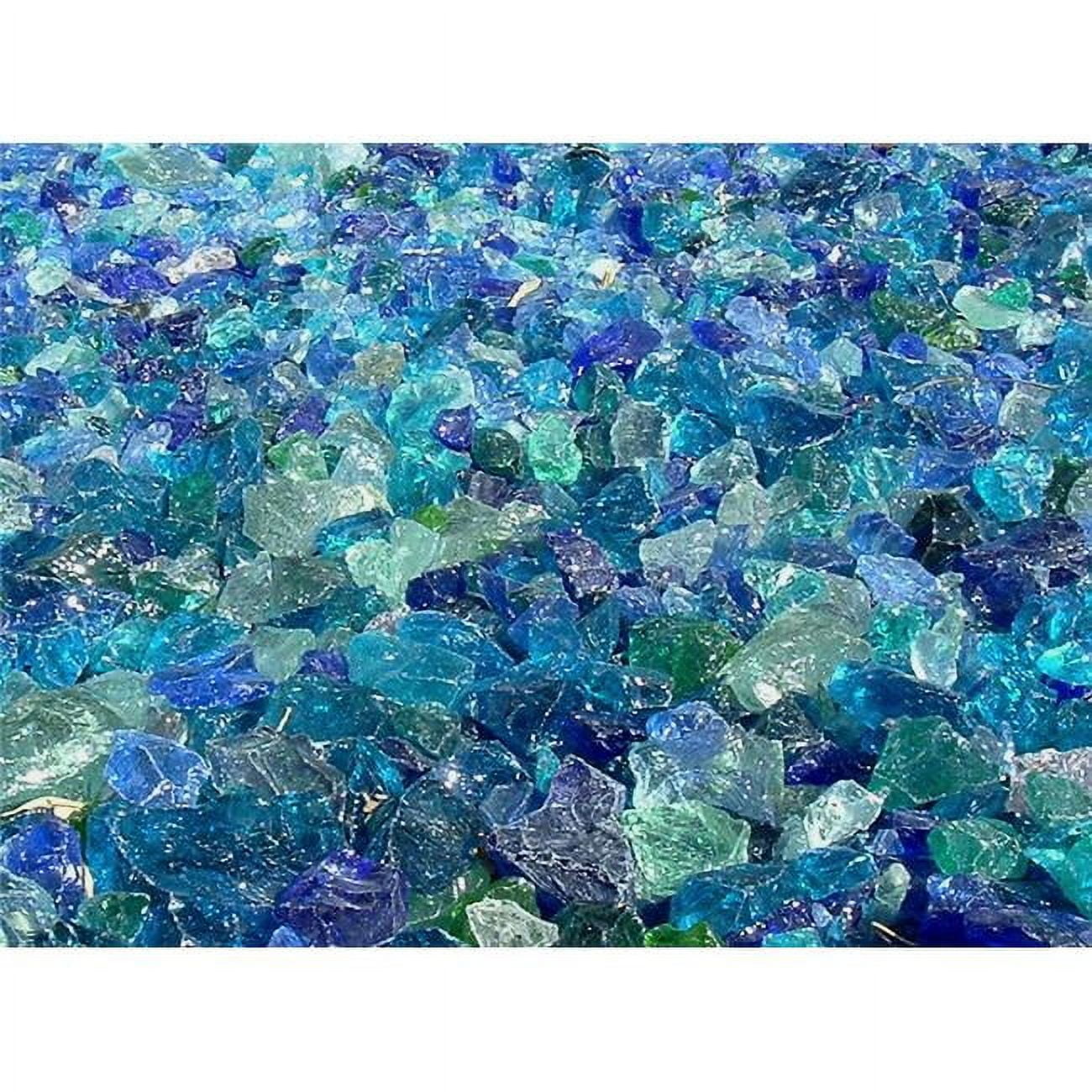 American Specialty Glass Recycled Chunky Decorative Glass, River Mix (Medium, 3 lb) lpmwe
