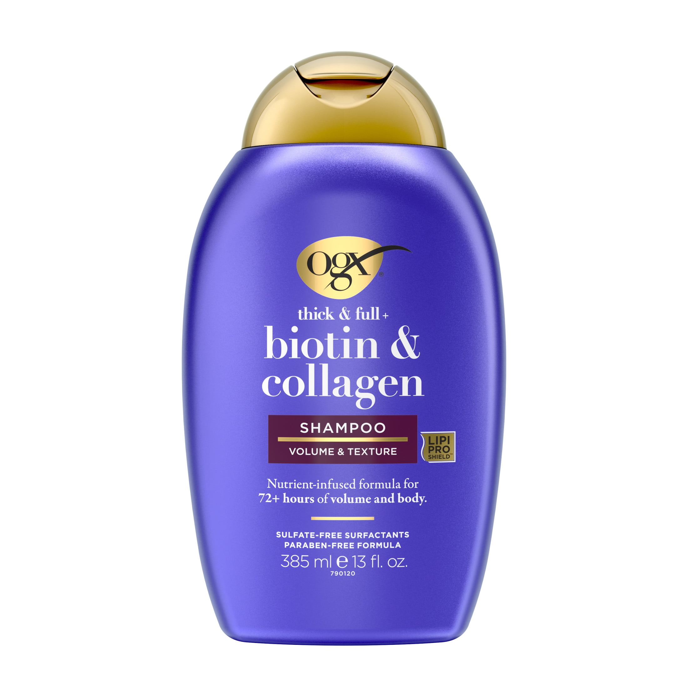OGX Thick & Full Biotin & Collagen Volumizing Shampoo for Fine Hair (13 fl oz) puu5o