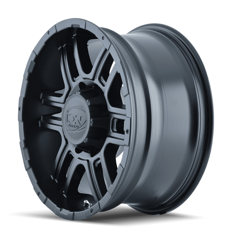 Ion Wheels 179 Series Matte Black Wheel (18x9 in, 8x6.5 bolt pattern, 12mm offset) 5zirs