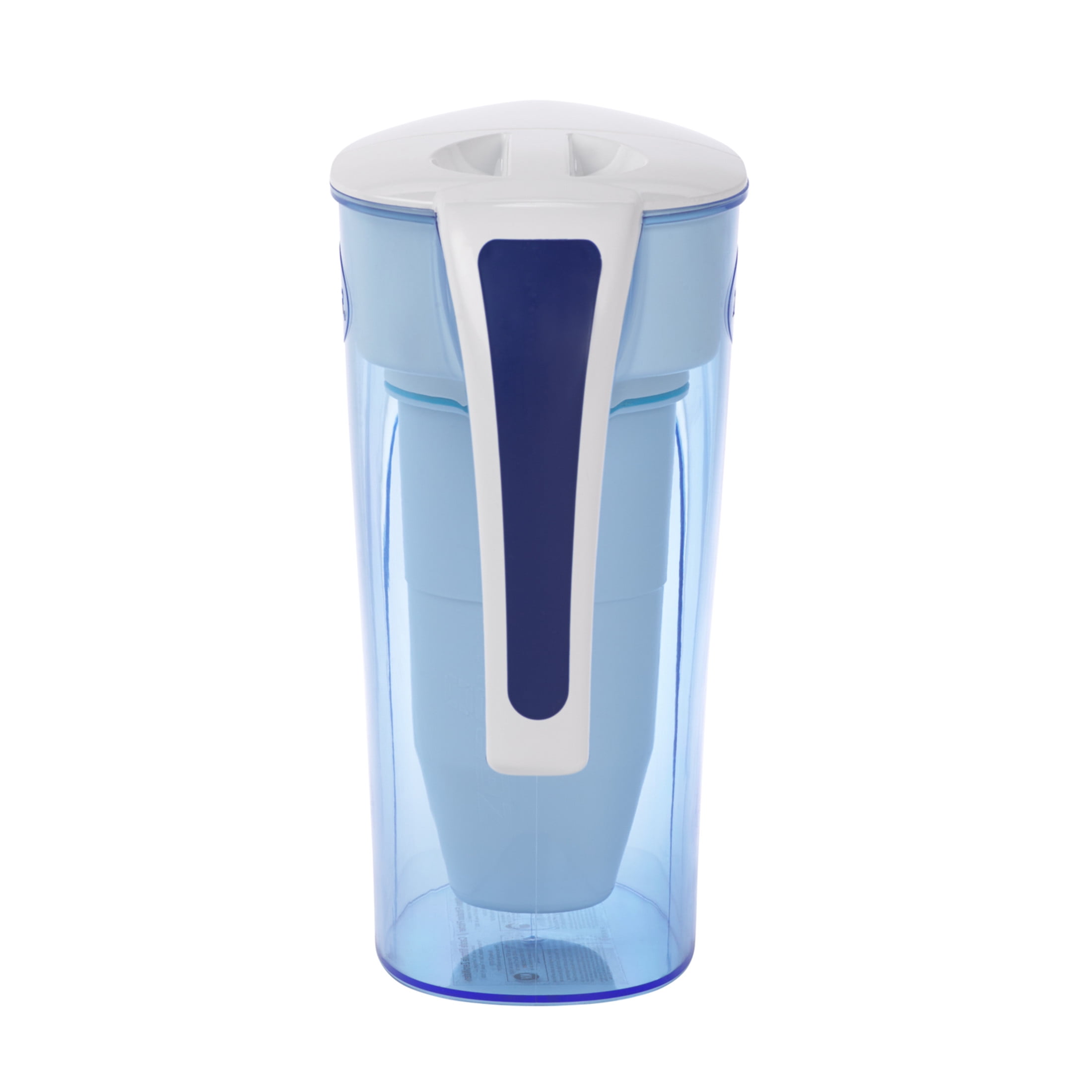 ZeroWater 7 Cup 5-Stage Ready-Pour Water Filter Pitcher (Blue, 7 Cup) pmff4