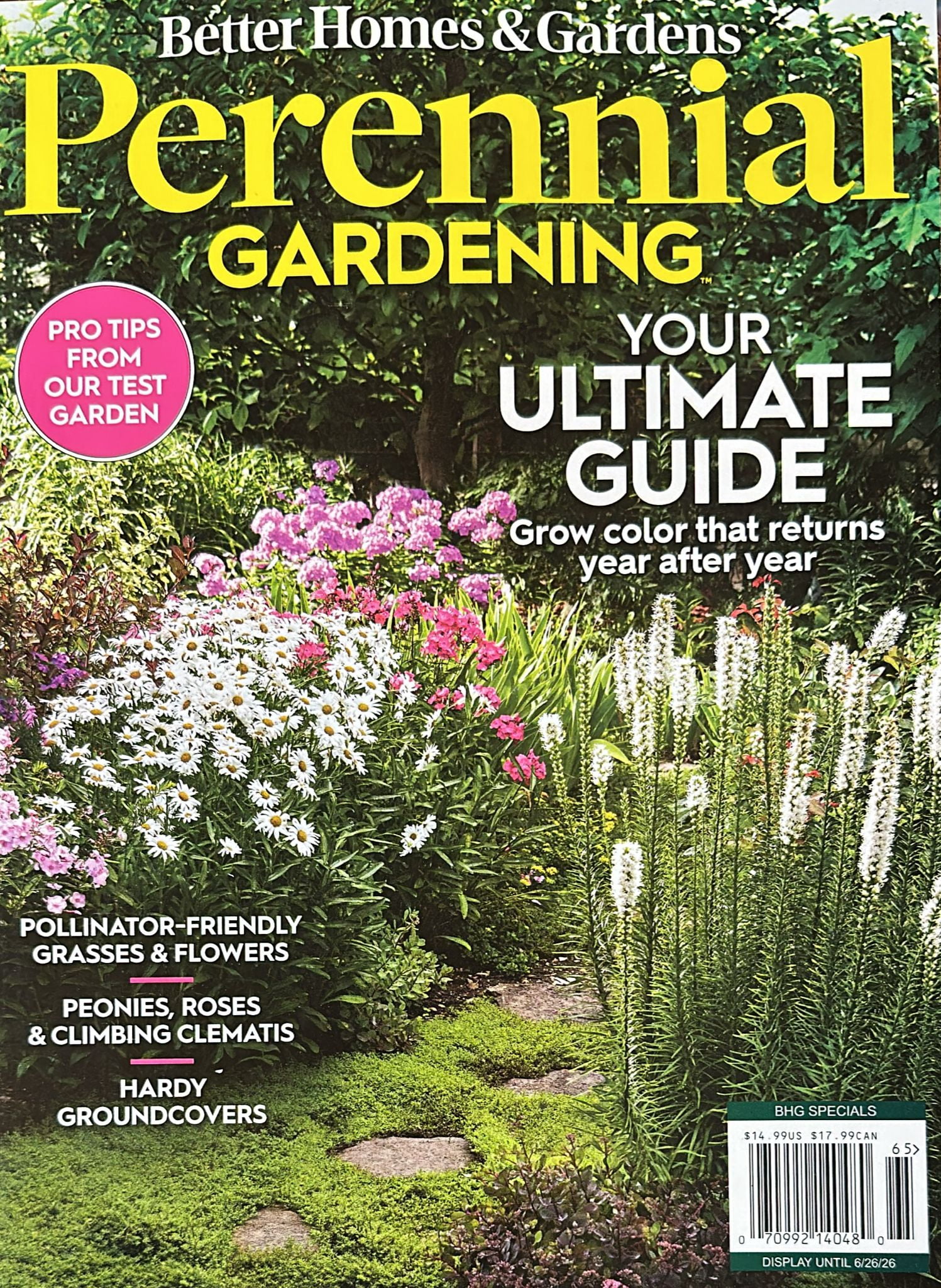 Magazine Cafe Better Homes & Gardens Perennial Gardening Magazine (Issue 65, 1 Pack) f8hb8