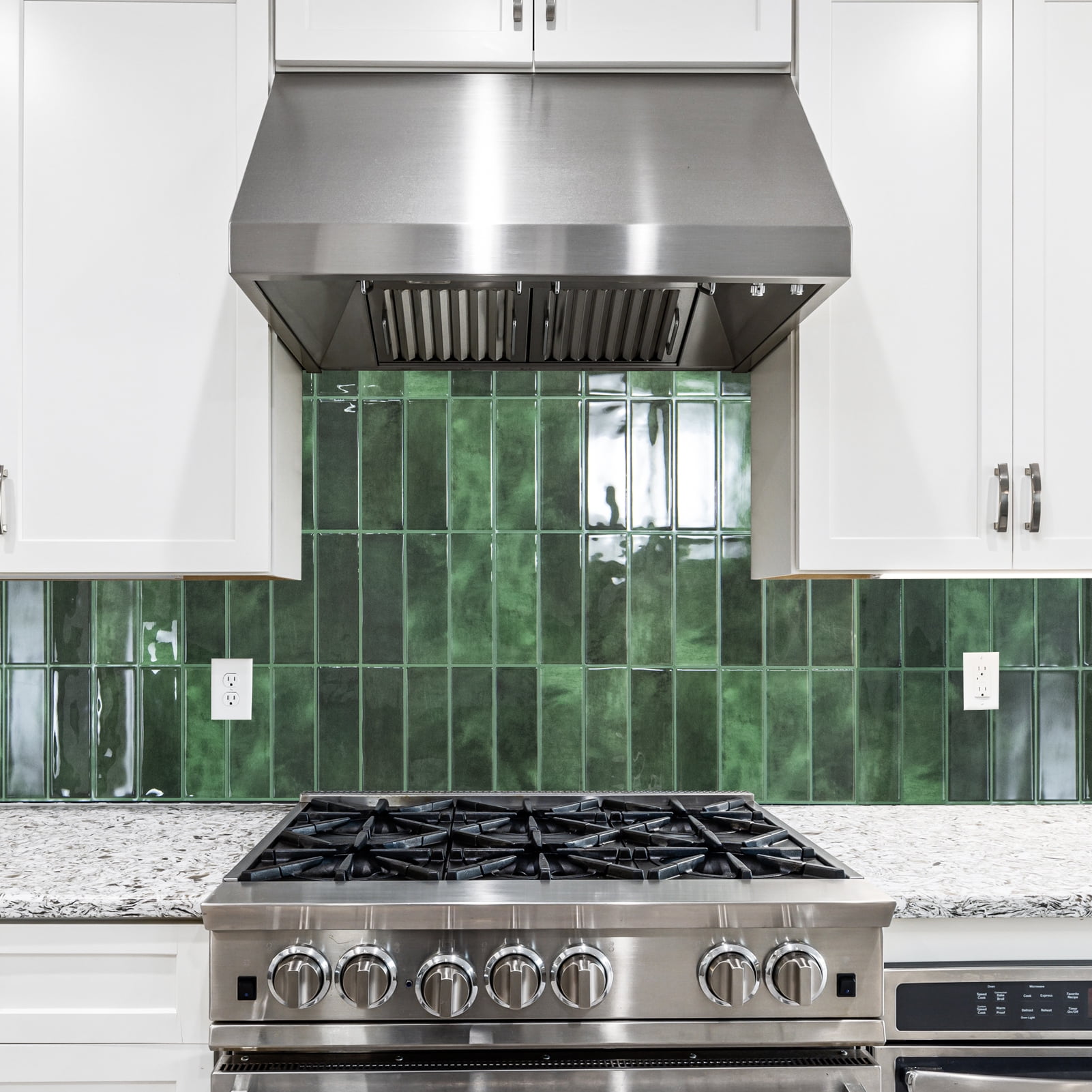 Art3dwallpanel Peel and Stick Backsplash Subway Tile (Green, 10 Pack, 11.4 in x 9 in) aqpr2 - Image 4