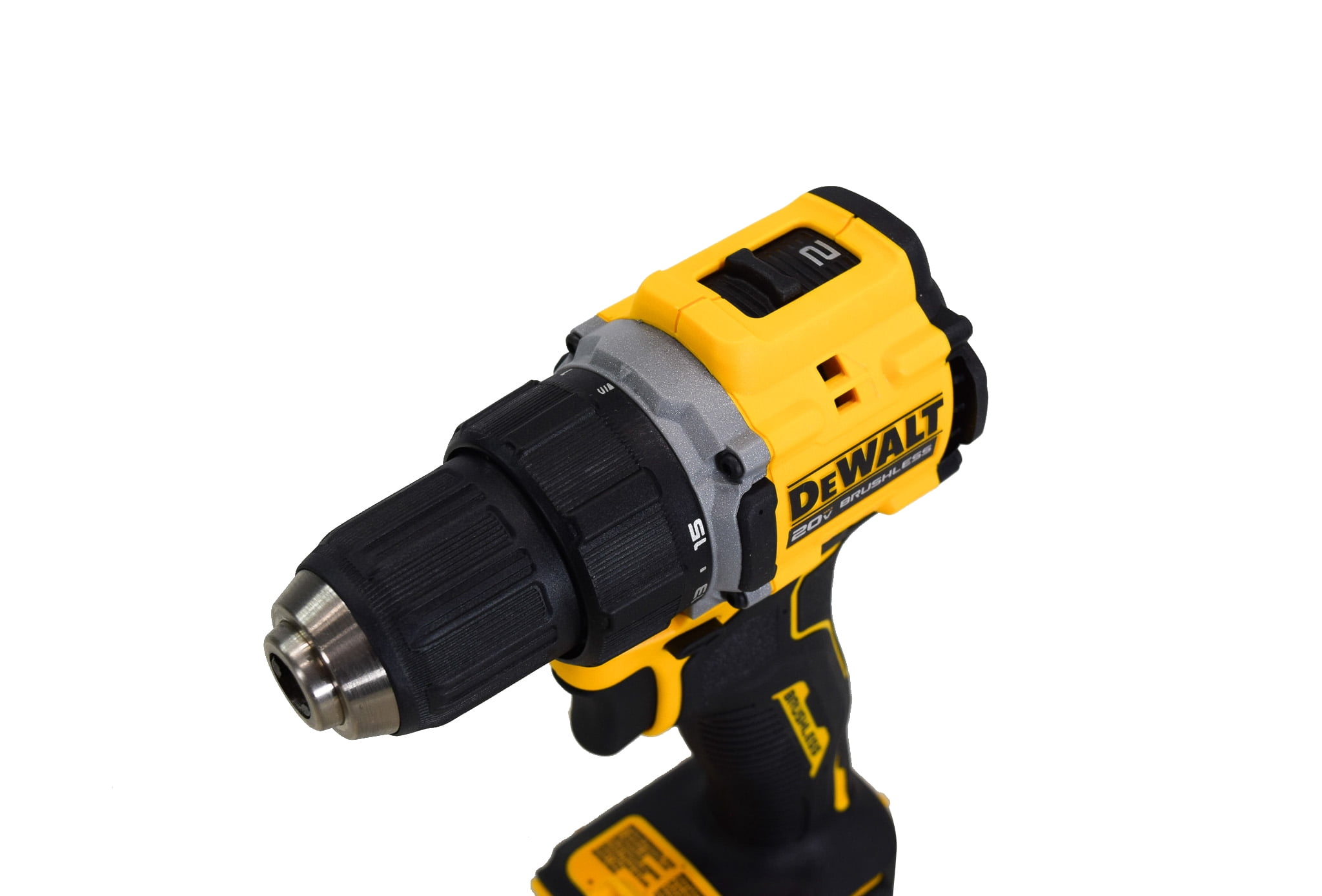 DEWALT DCD794 20V Cordless 1/2 in Drill Driver, High-Performance Brushless Motor (Yellow, Tool Only) sh48w