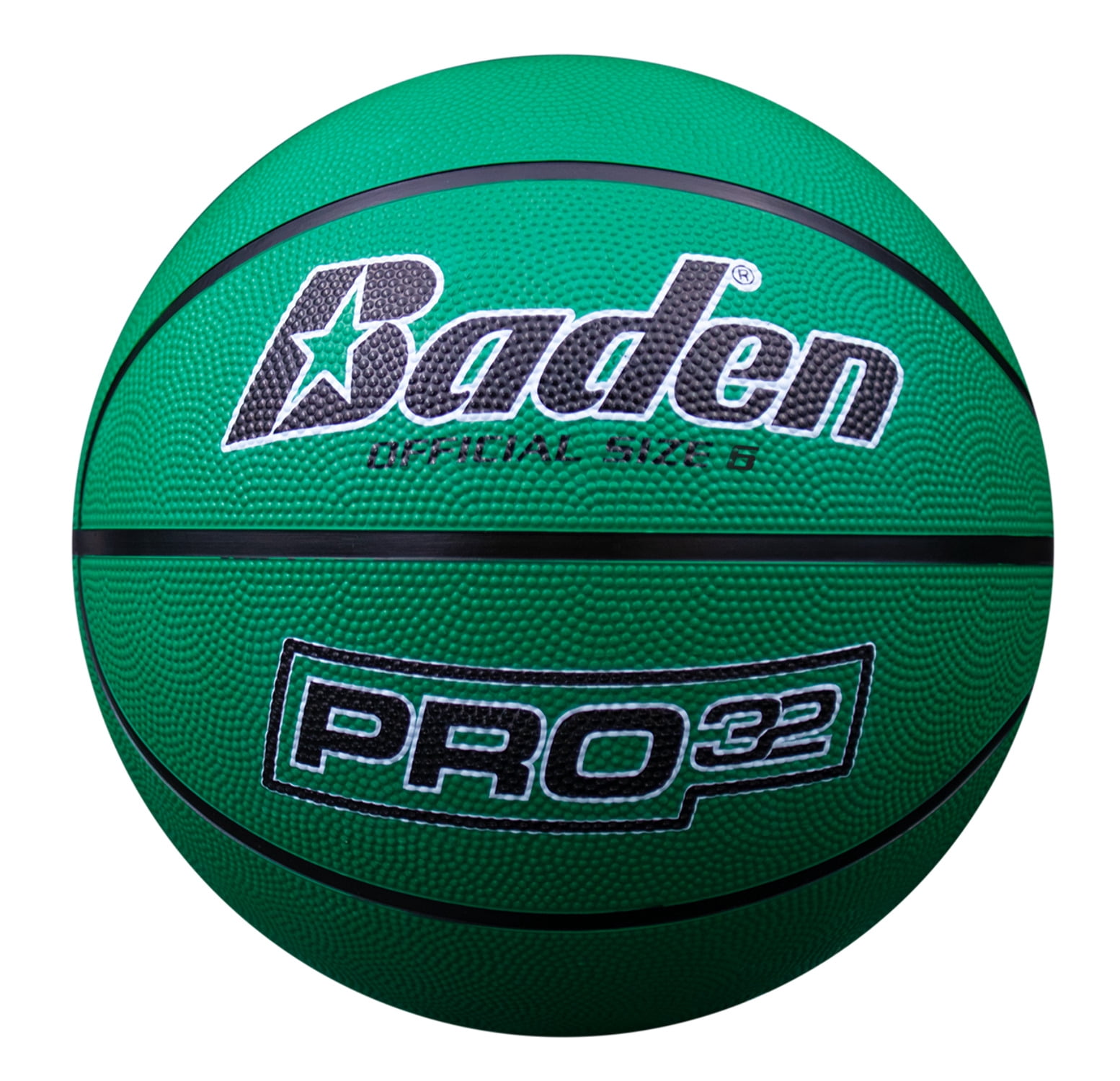 Baden Pro32 Basketball Durable Rubber Grip Indoor Outdoor Training Ball (Blue, 29.5 in) x077n