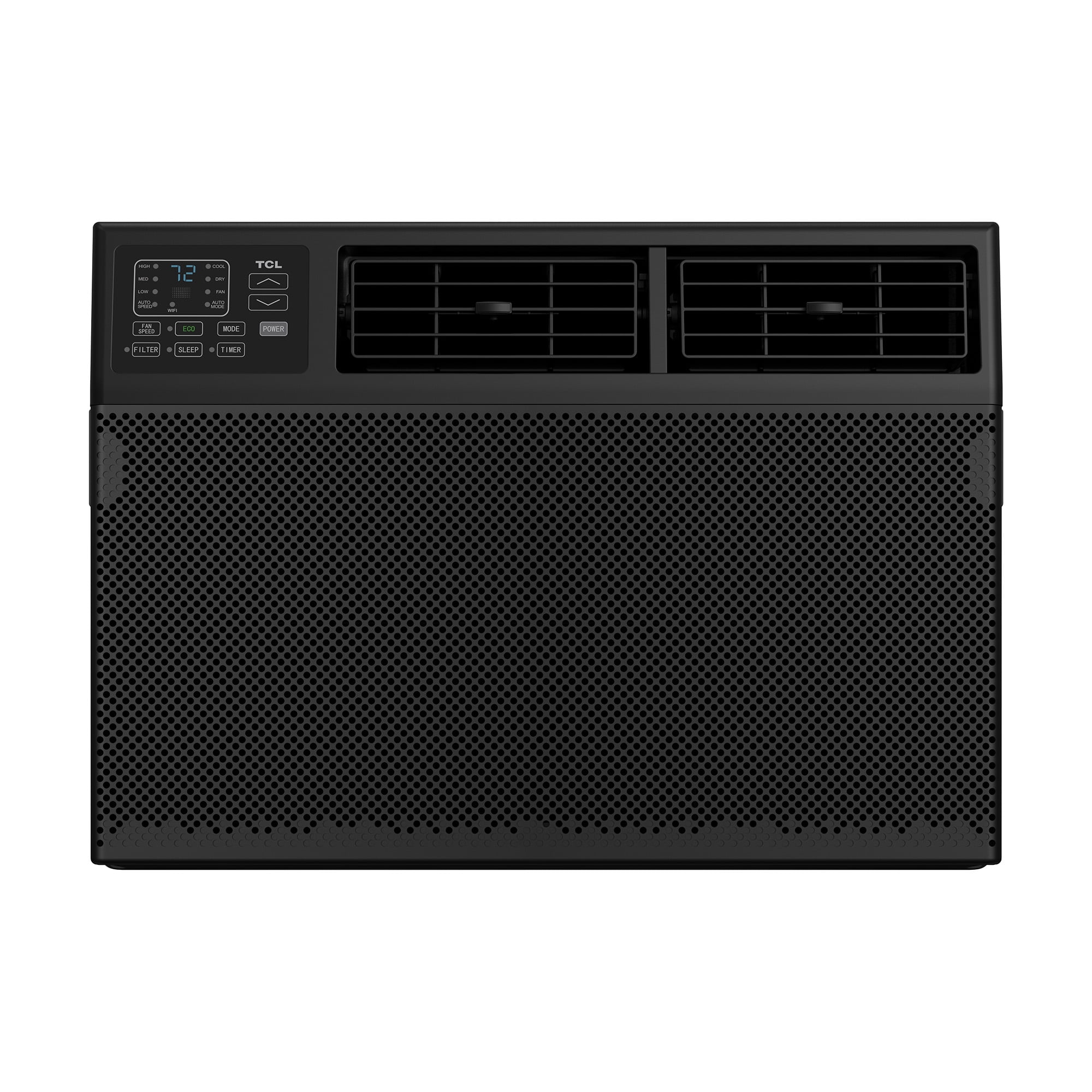 TCL 8,000 BTU Smart Window Air Conditioner, 3-in-1 AC, Fan & Dehumidifier with App & Voice Control (Black, 250 Sq ft) sv9nk