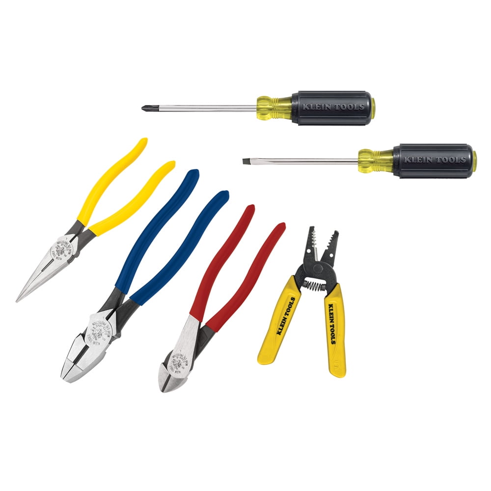 Klein Tools 92906 Apprentice Tool Set, Heavy-Duty Professional Hand Tools (6 Pc) vh86g