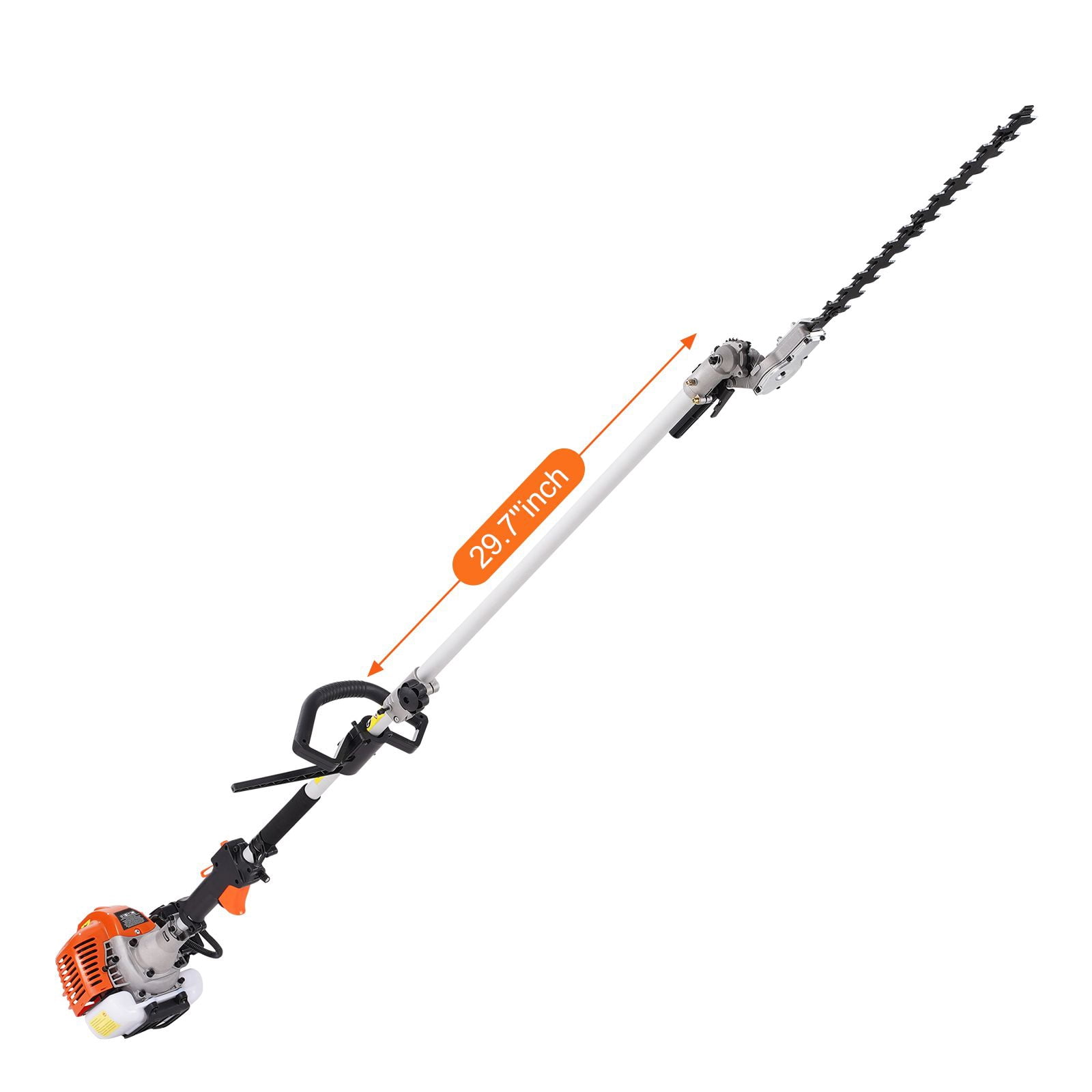 Shenmamo 52CC 6-in-1 Gas Powered Multi-Functional Garden Tool Set with Extension Pole (44.9 in) wlp5k