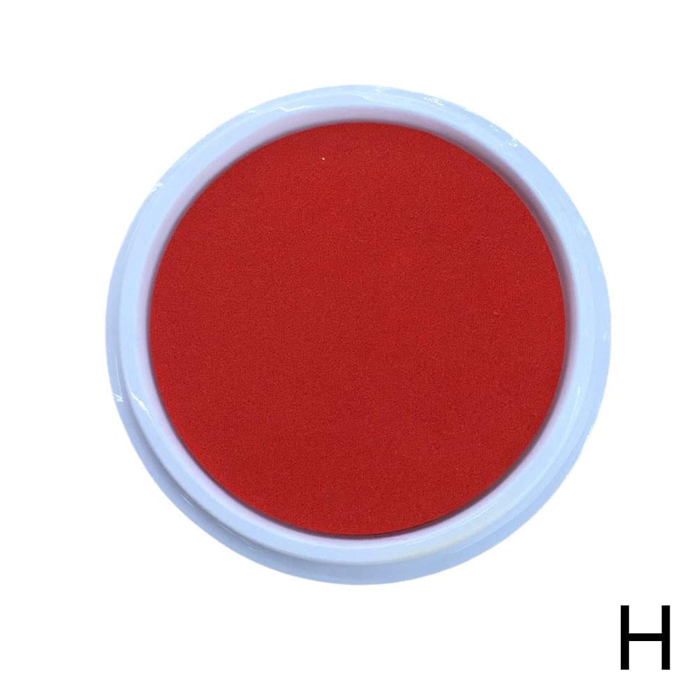 PULMCheerger Washable Finger Ink Pad for Kids DIY Crafts (Red, 3 in x 3 in) jf46y