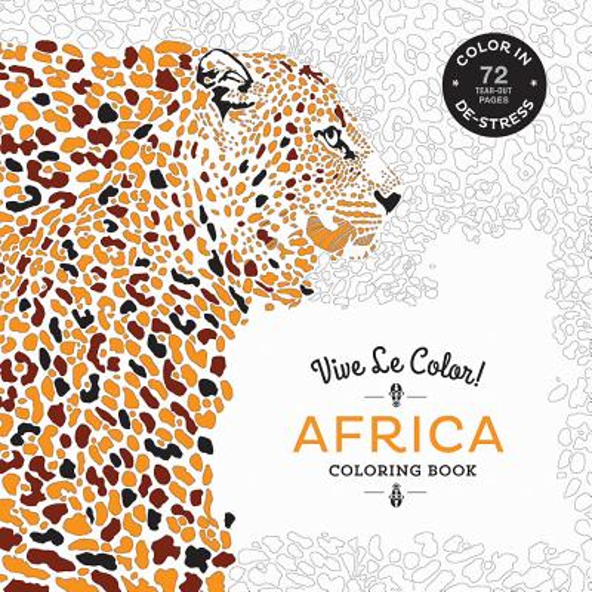 Harry N. Abrams Vive Le Color! Africa Adult Coloring Book (72 Tear-Out Pages) ui3k3