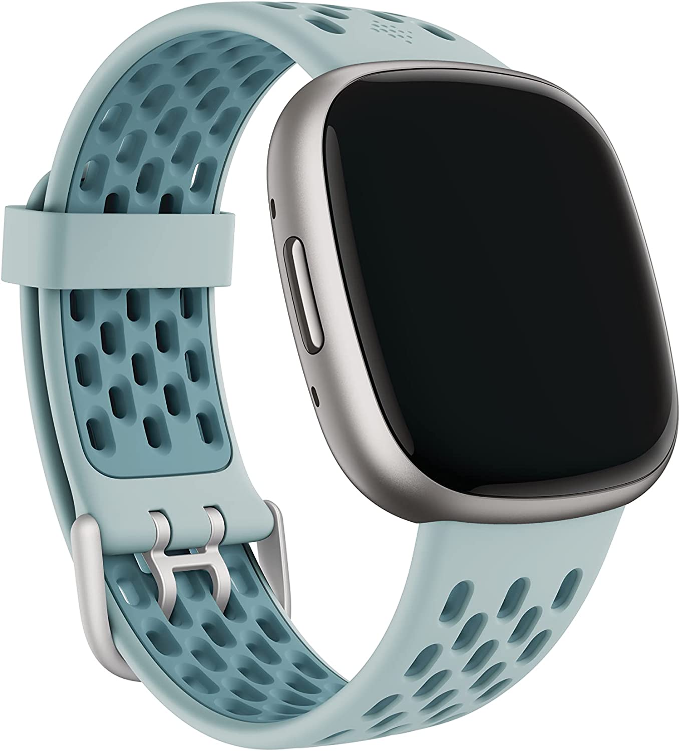 Fitbit Replacement Band for Versa 4, Sense 2, and Charge 5 (Sea Blue, 7.7 in) u114p - Image 3