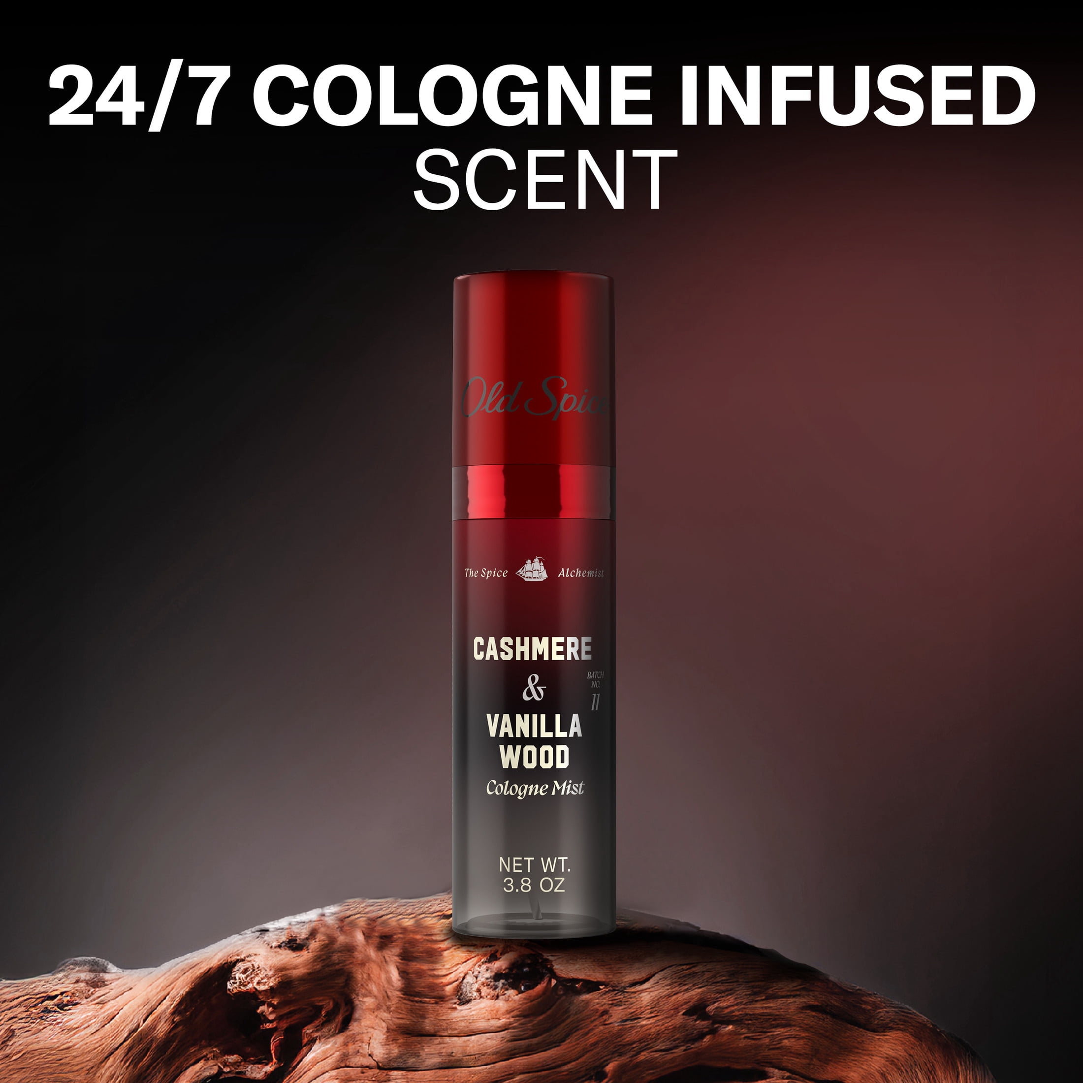 Old Spice Cologne Mist for Men, The Spice Alchemist Collection, Cashmere and Vanilla Wood (3.8 oz) kqtyn