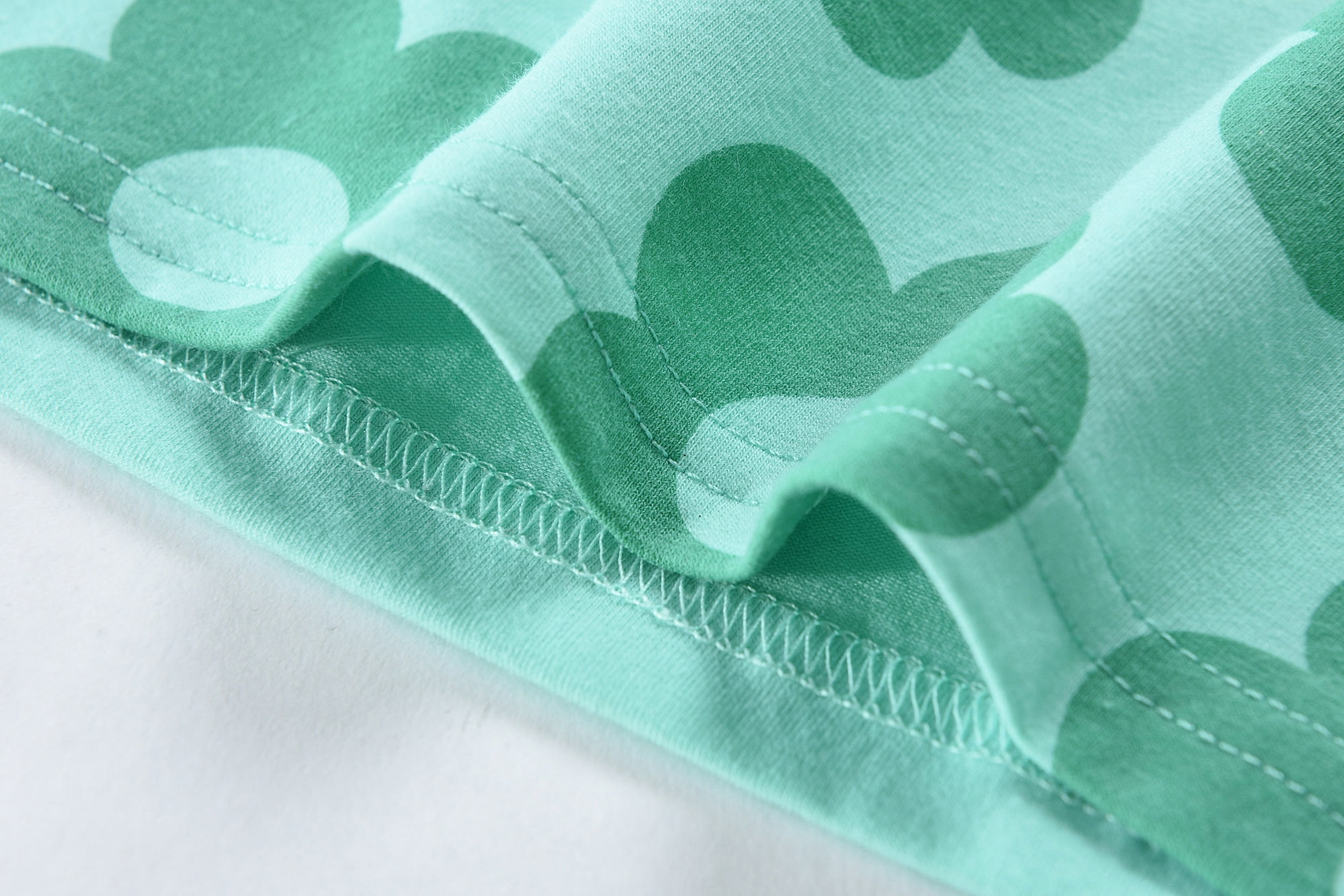 POPTEM Toddler Girls Pajamas Cupcake Print Cotton Short Sleeve Sleepwear Set (Mint Green, 2T) olgkl