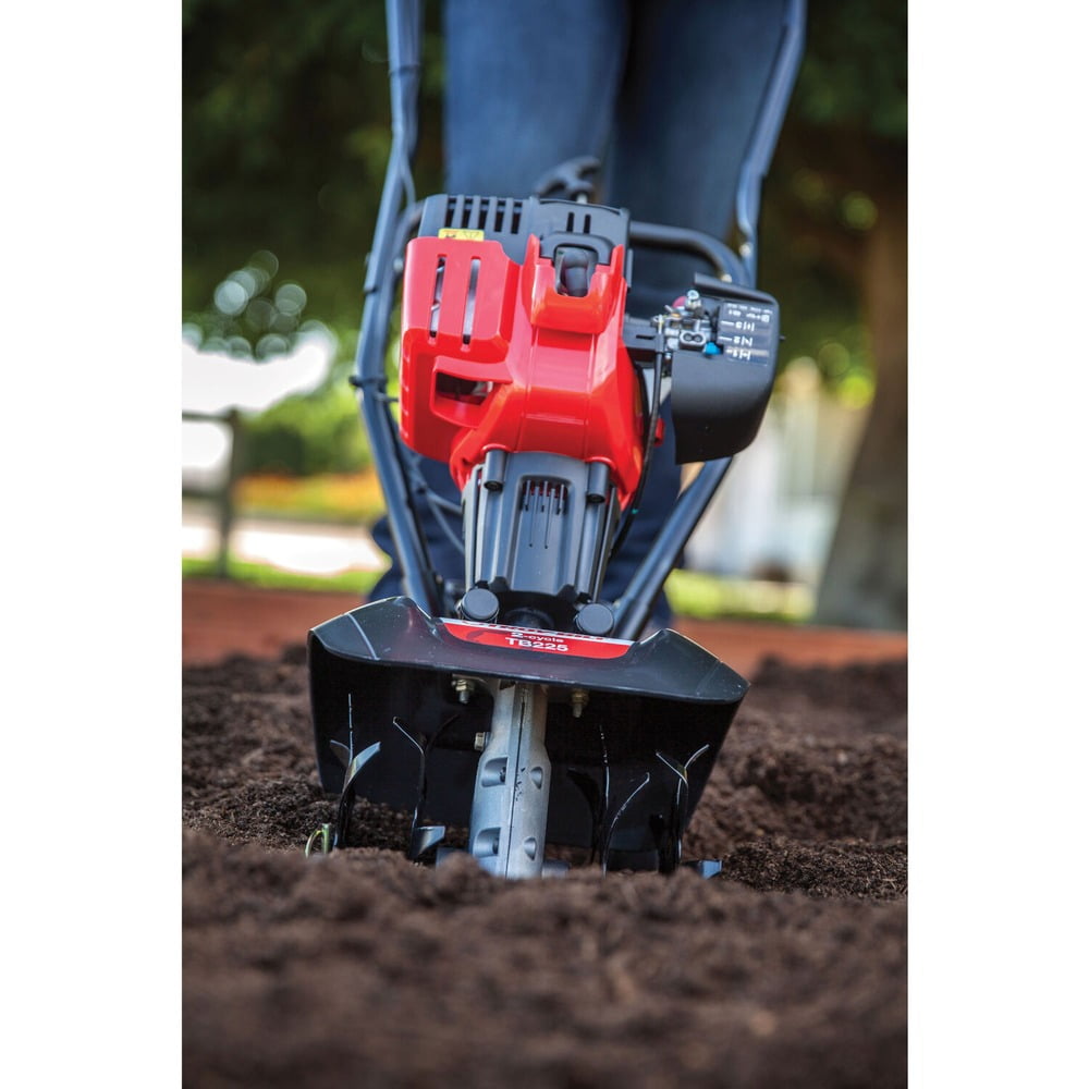 Troy-Bilt 2-Cycle Gas Garden Cultivator Tiller (Red, 9 in) 49qnc
