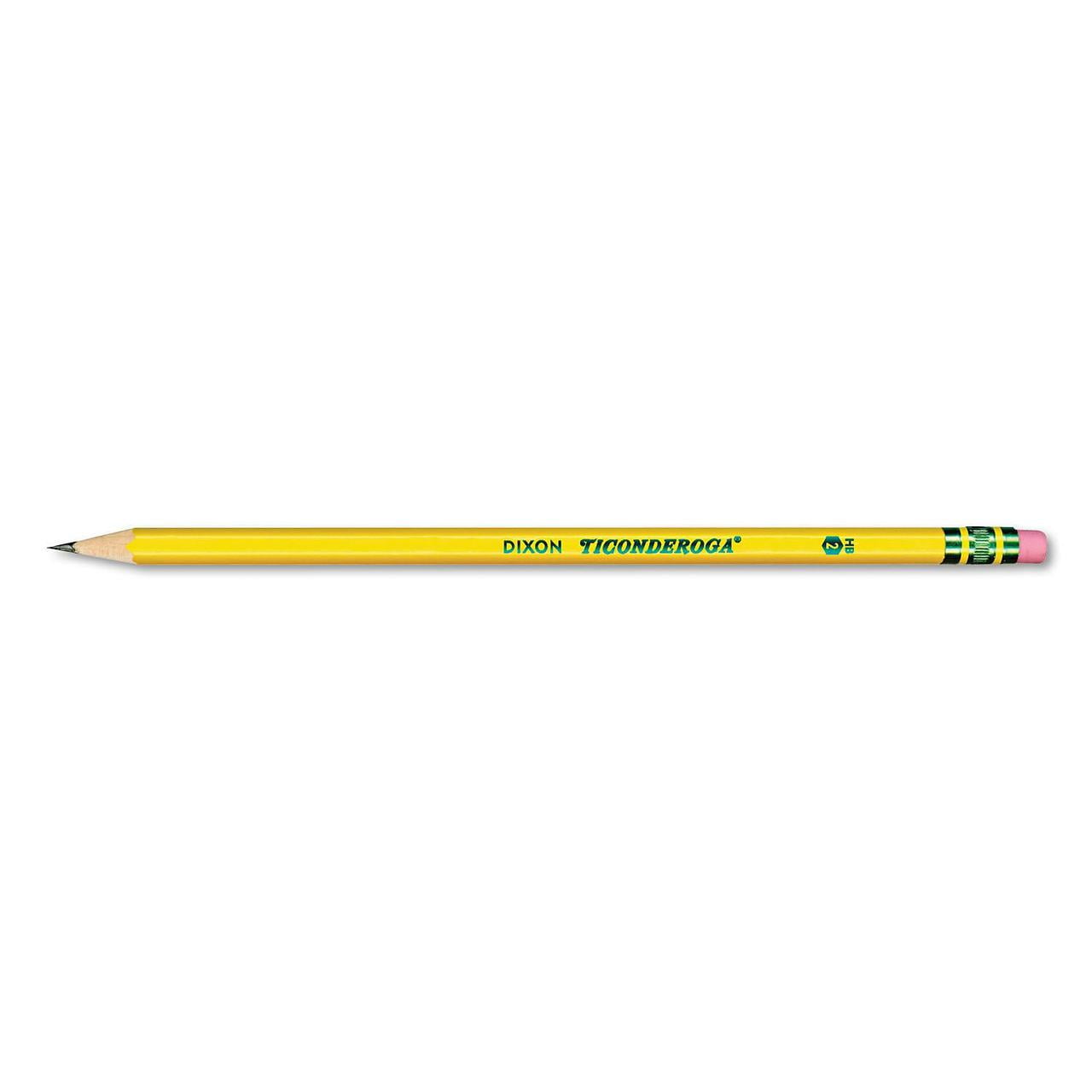 Ticonderoga Woodcase Pencils, HB #2 Graphite, Premium Cedar Wood (Yellow, 96 ct) cxge1