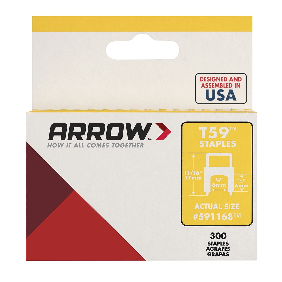 Arrow T59 Insulated Staples (Silver, 300 Count) iyiyn