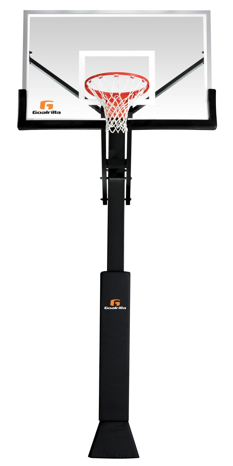 Goalrilla Universal Basketball Pole Pad, Protective All-Weather Safety Cushion (Black, 62 in) hrpr6