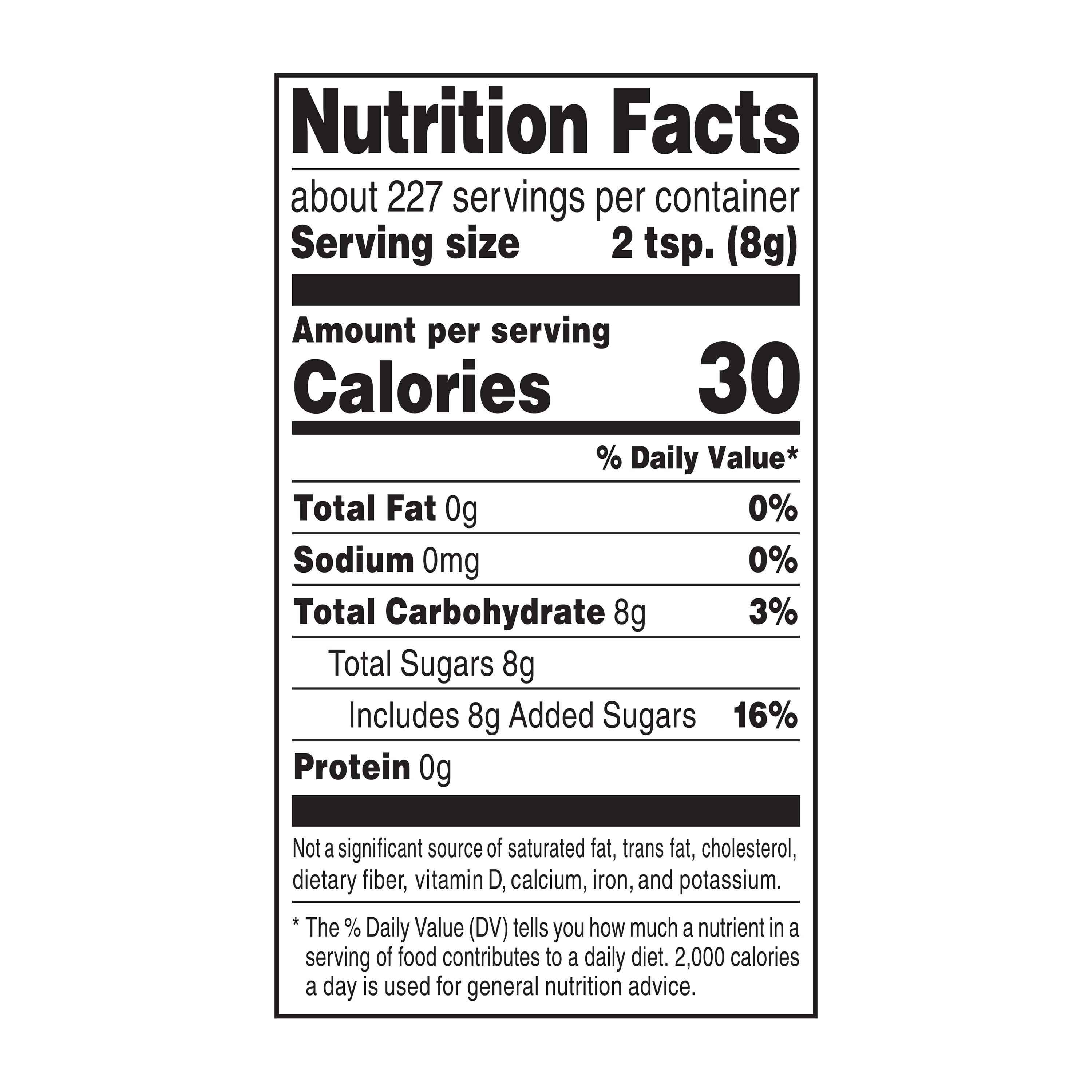 Great Value Organic Granulated Cane Sugar (White, 4 lb) 7he5o