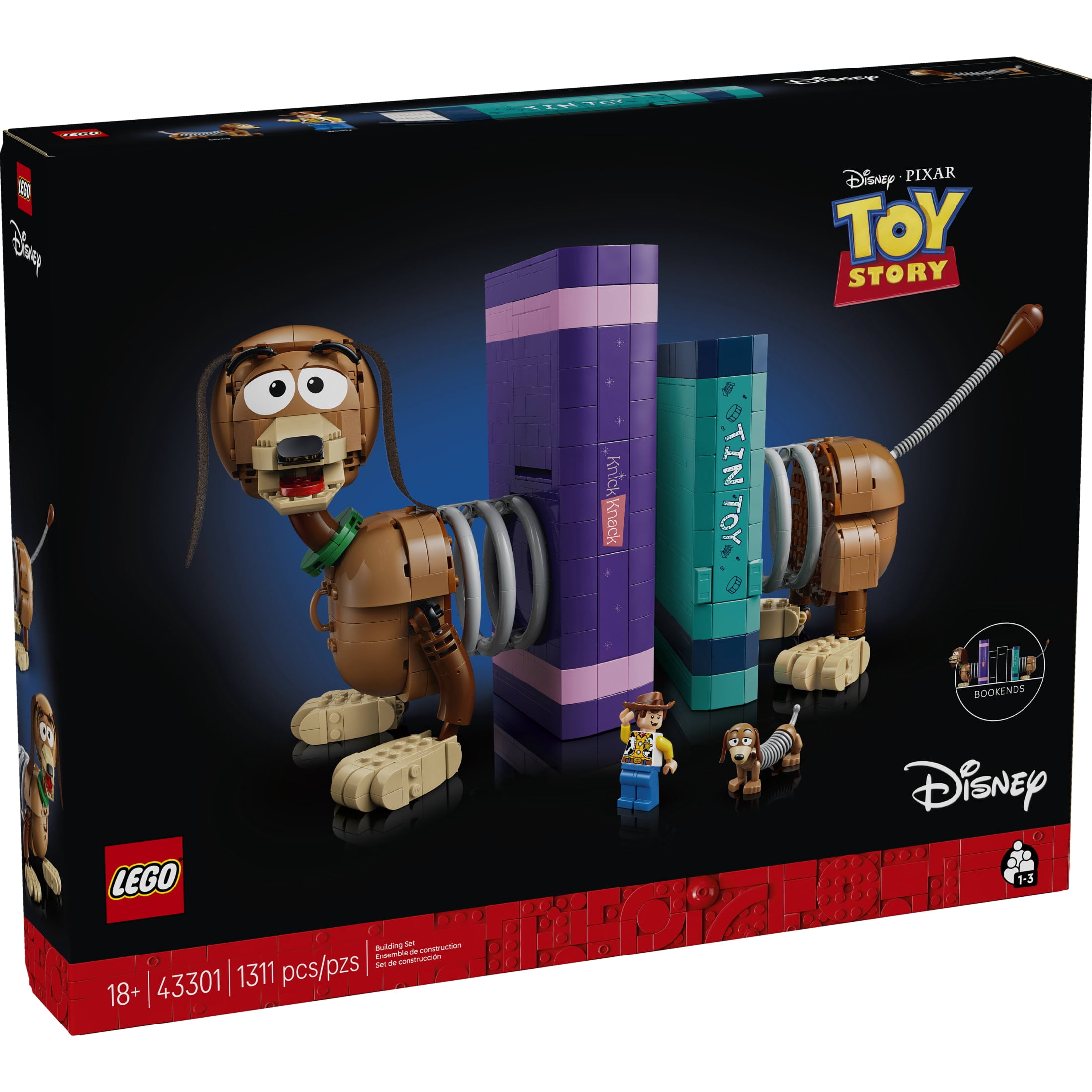 LEGO Disney and Pixar Toy Story Slinky Dog Bookends Building Set (1,311 Pieces) nbbq5